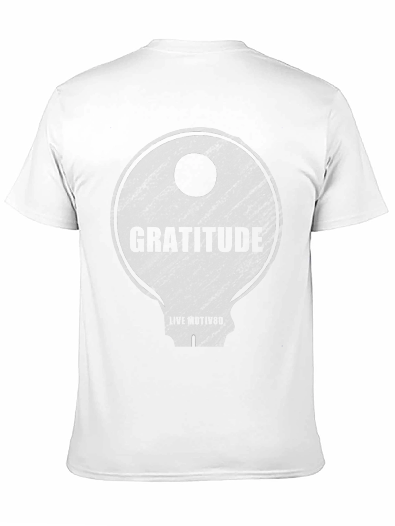 Gratitude Graphic Tee - Inspirational Mens Shirt