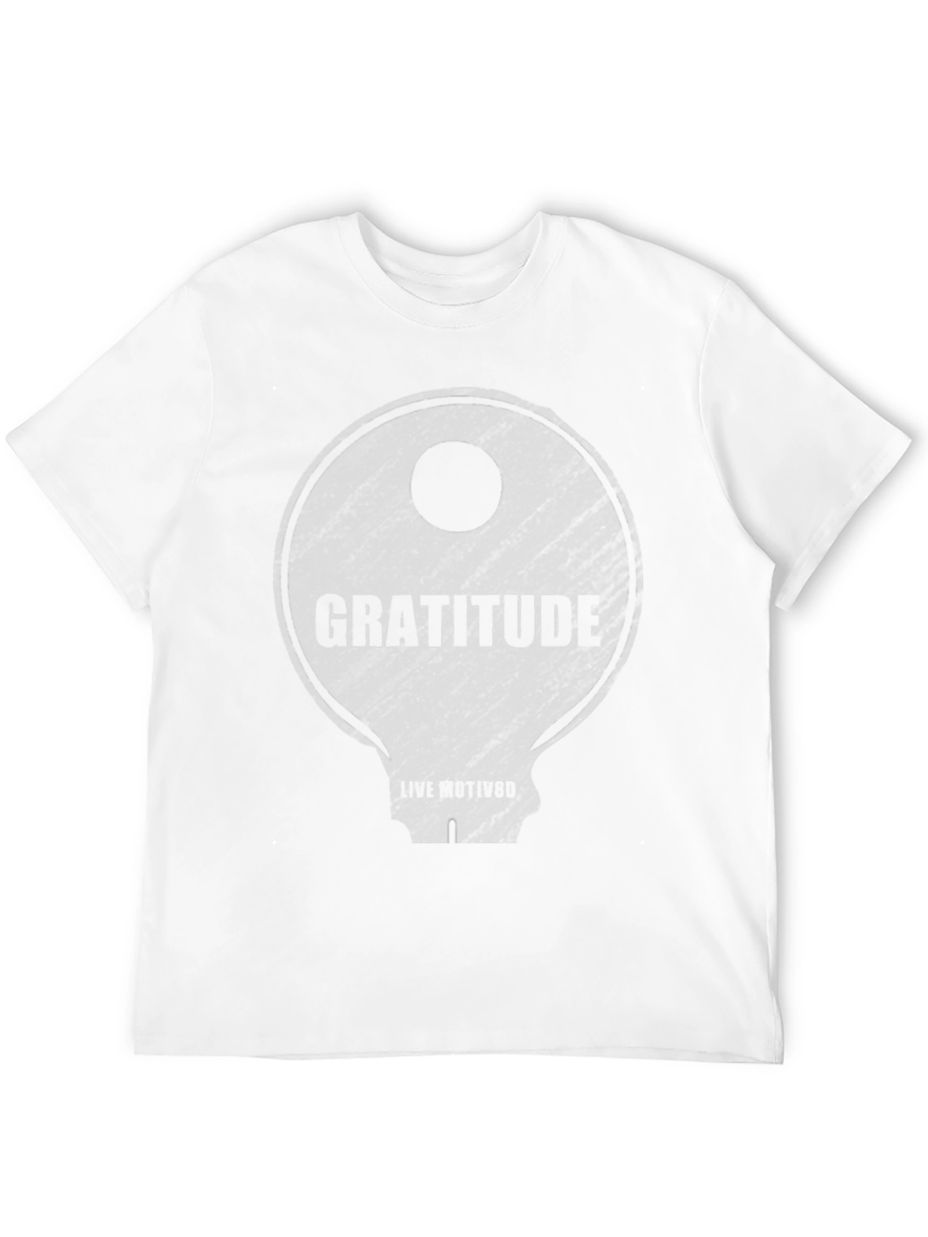 Gratitude Graphic Tee - Inspirational Mens Shirt
