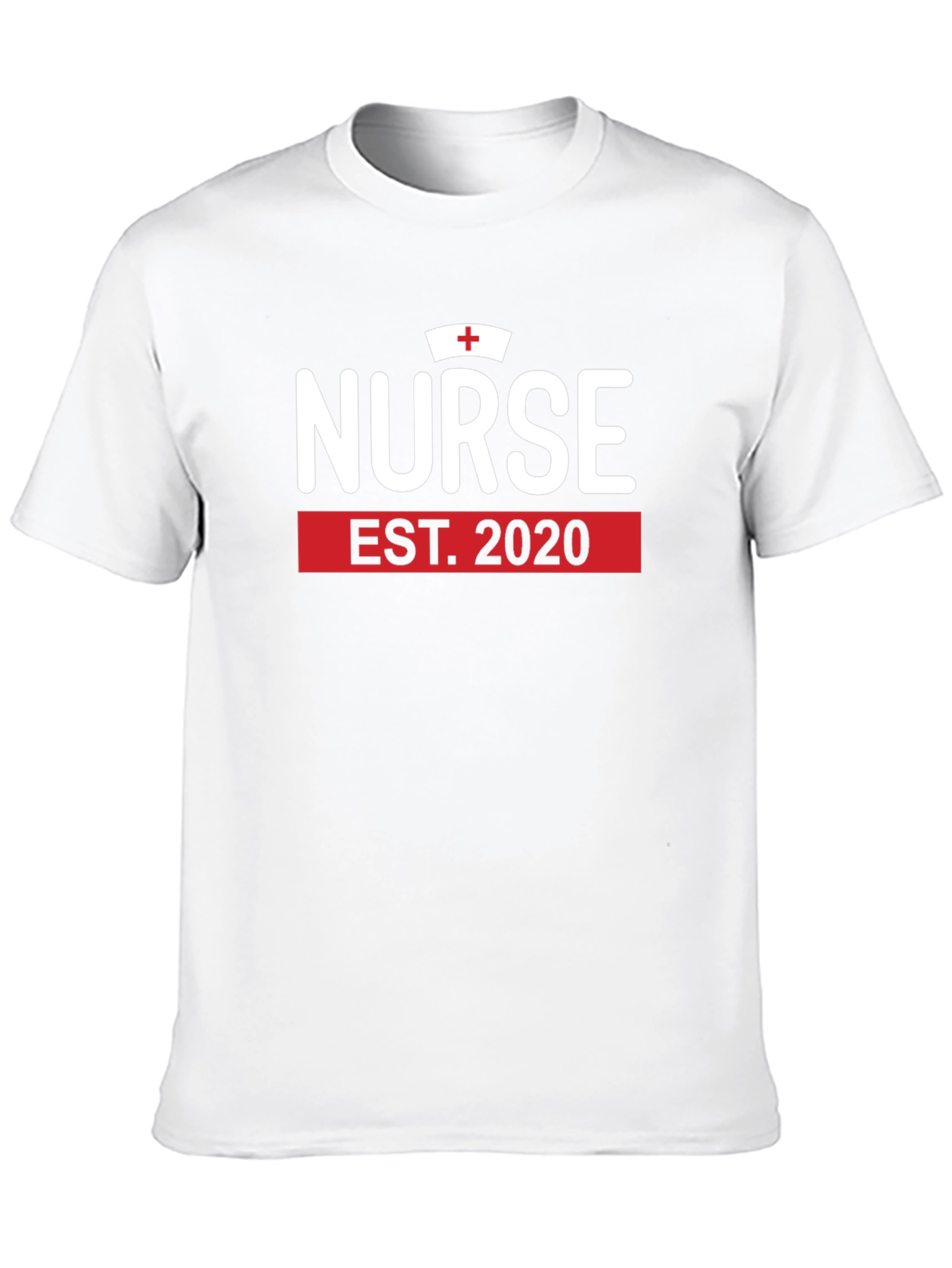 Nurse Est. 2020 Black Graphic T-Shirt
