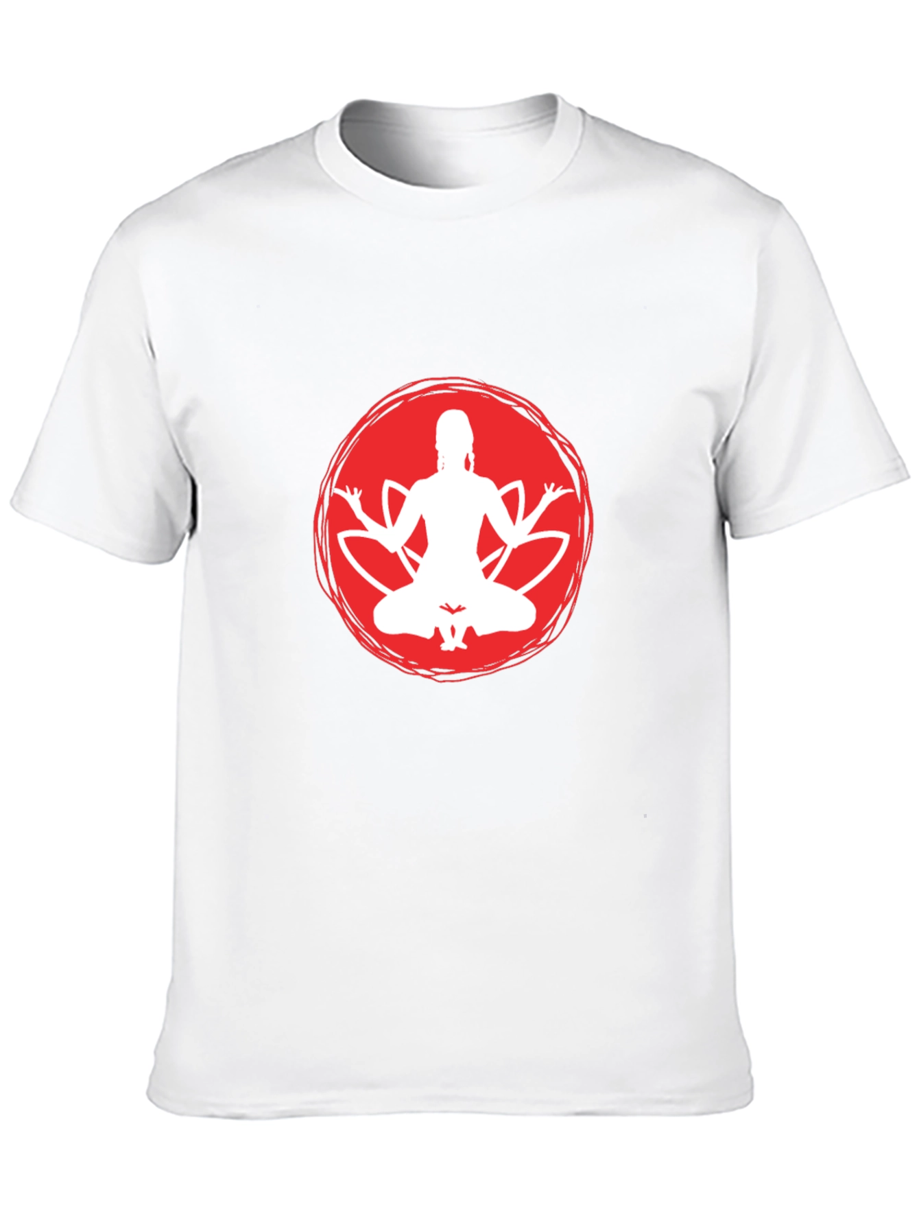 Yoga Meditation Black T-Shirt