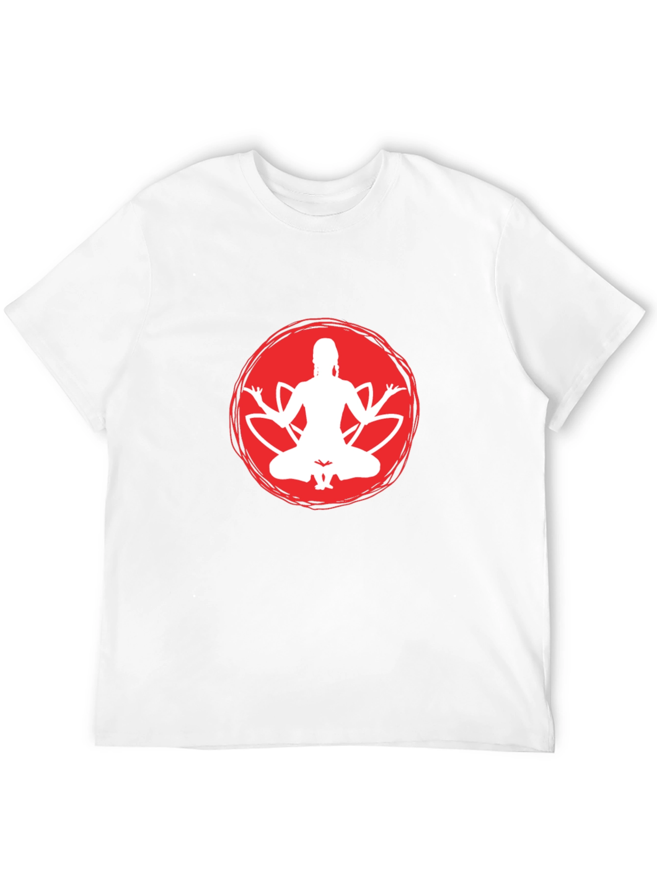 Yoga Meditation Black T-Shirt