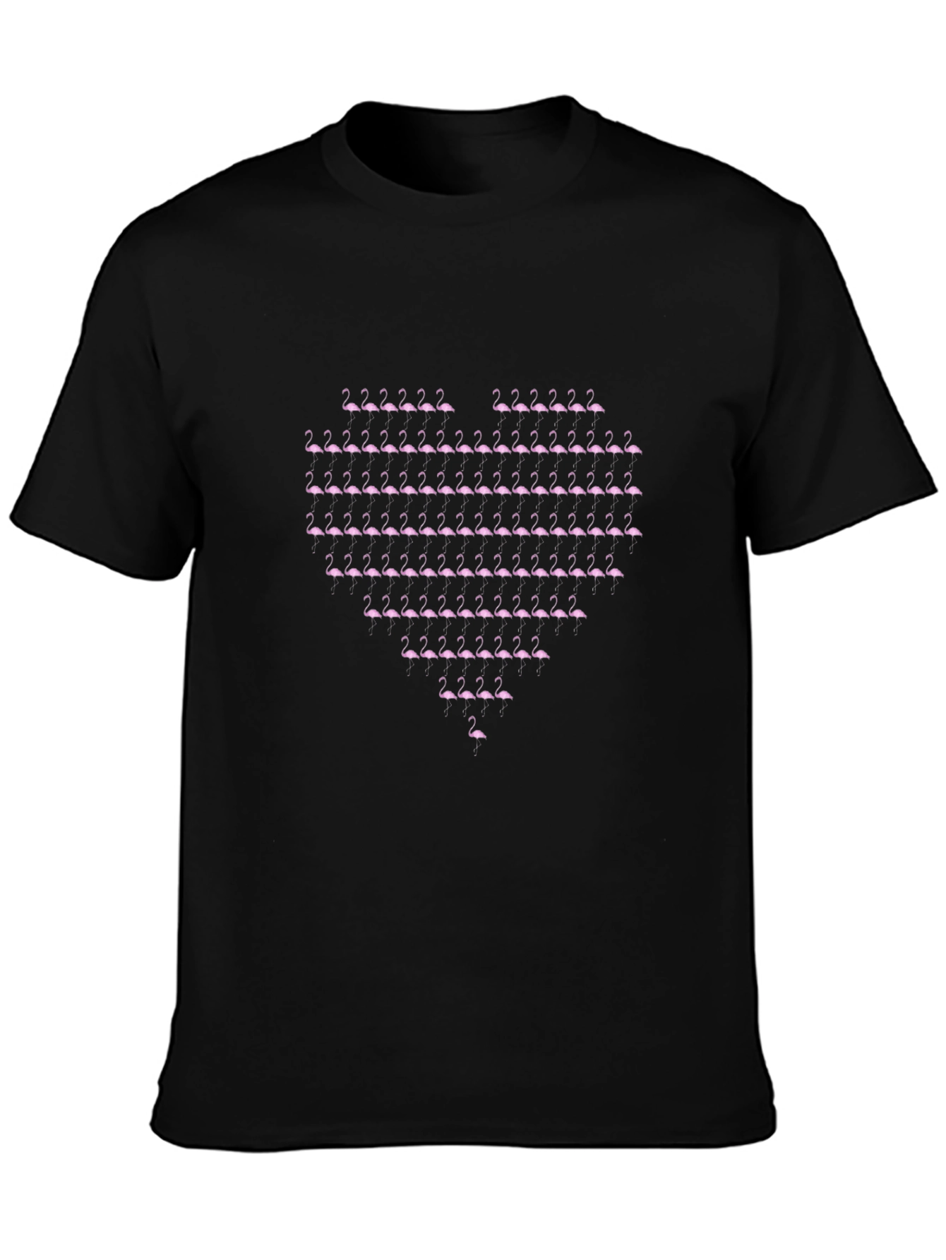 Flamingo Heart Graphic T-Shirt