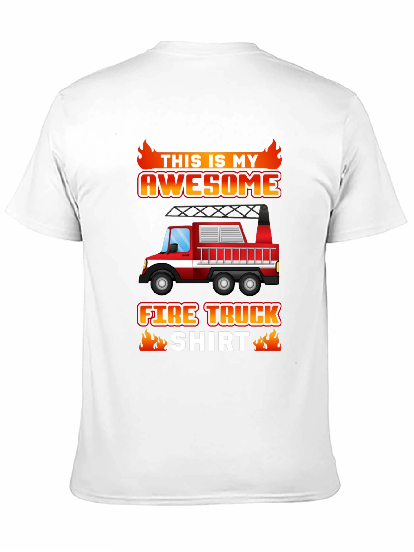Awesome Fire Truck Graphic Tee