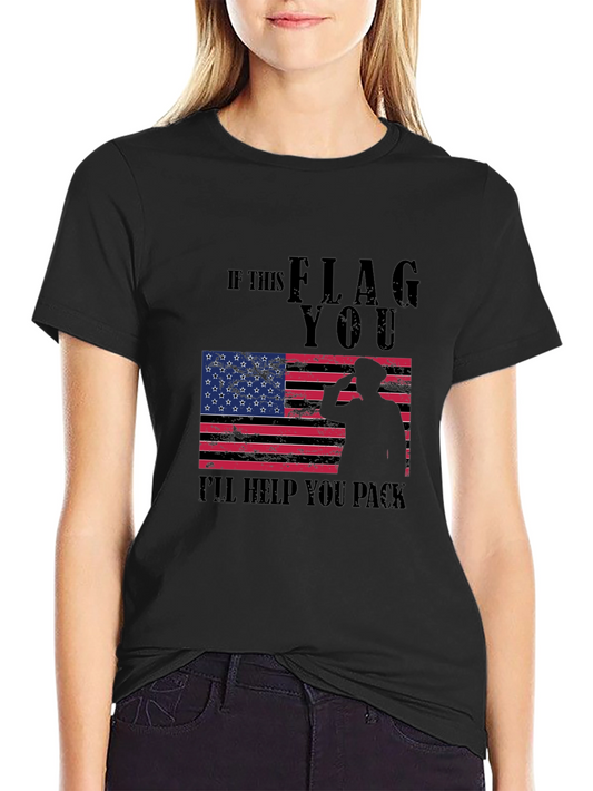 If This Flag Offends You T-Shirt Patriotic Pride