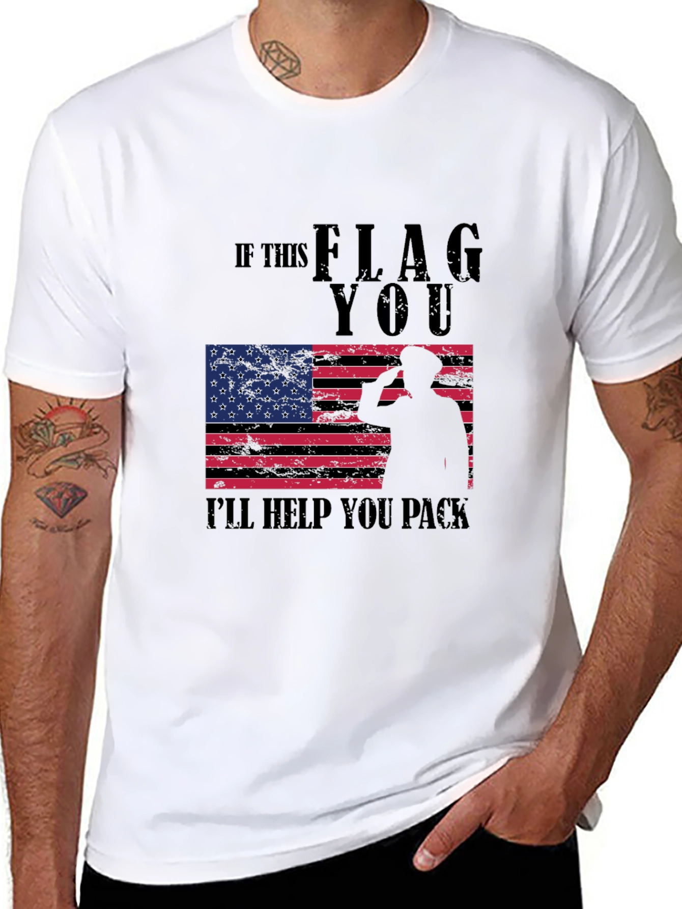 If This Flag Offends You T-Shirt Patriotic Pride