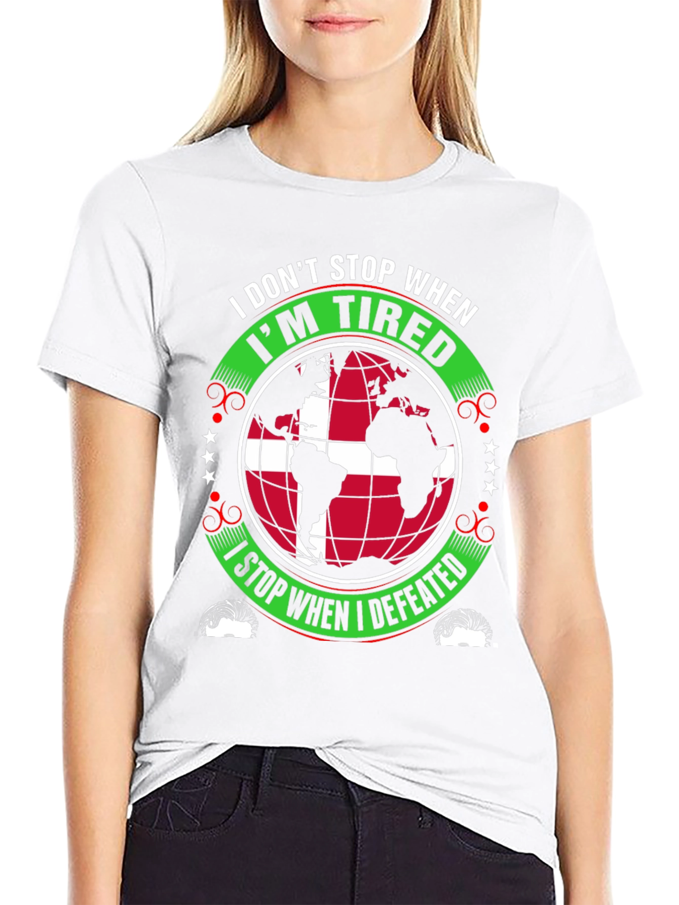 Motivational I Dont Stop Graphic Tee