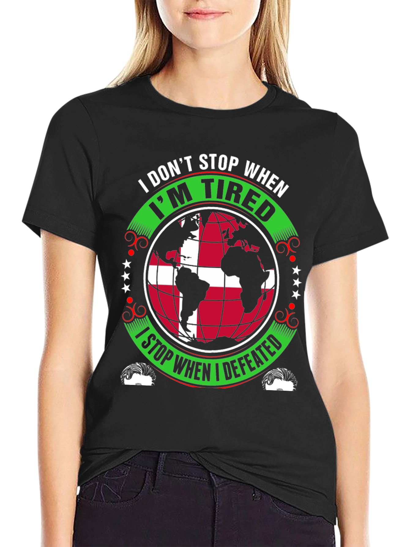 Motivational I Dont Stop Graphic Tee