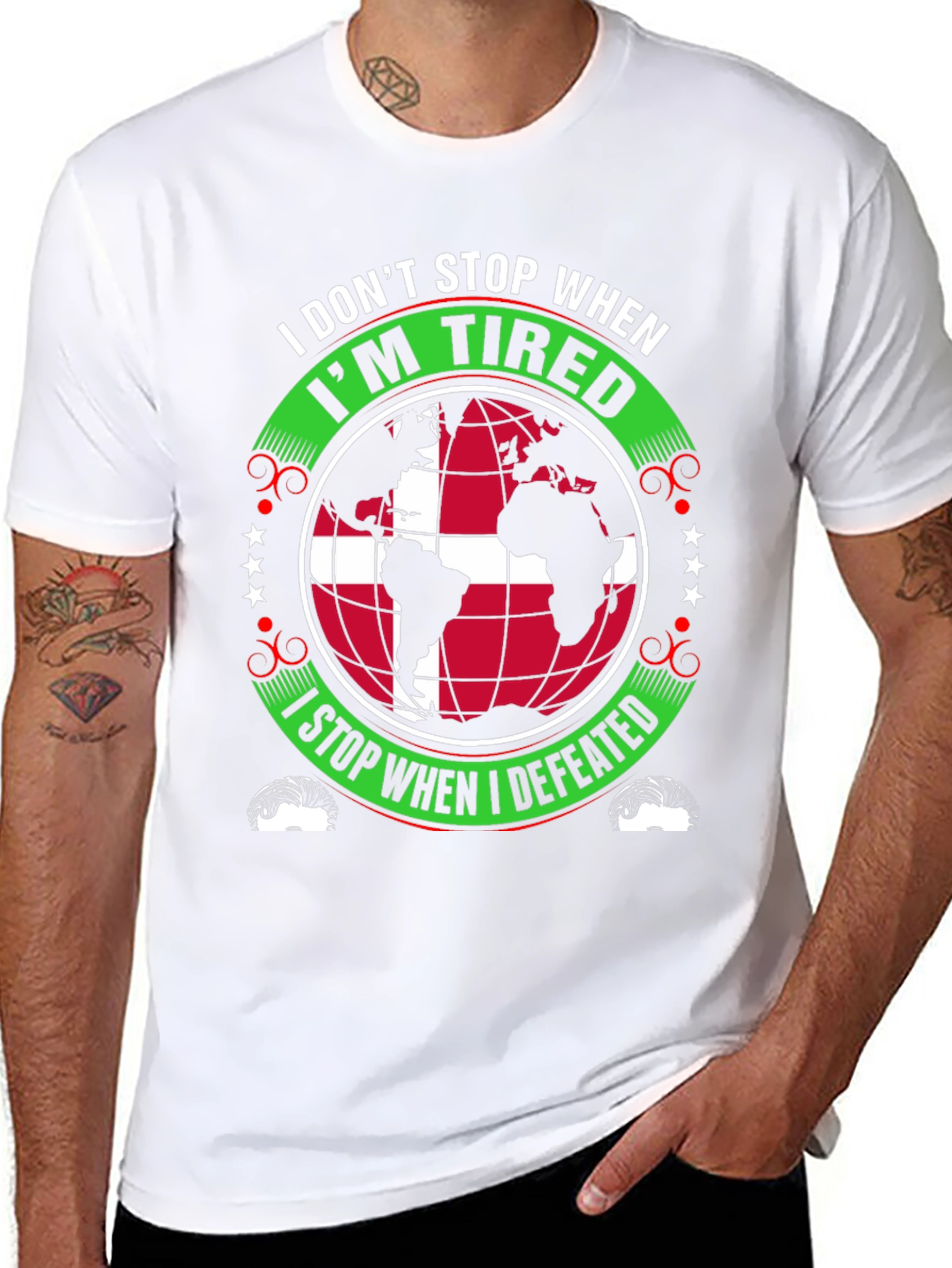 Motivational I Dont Stop Graphic Tee