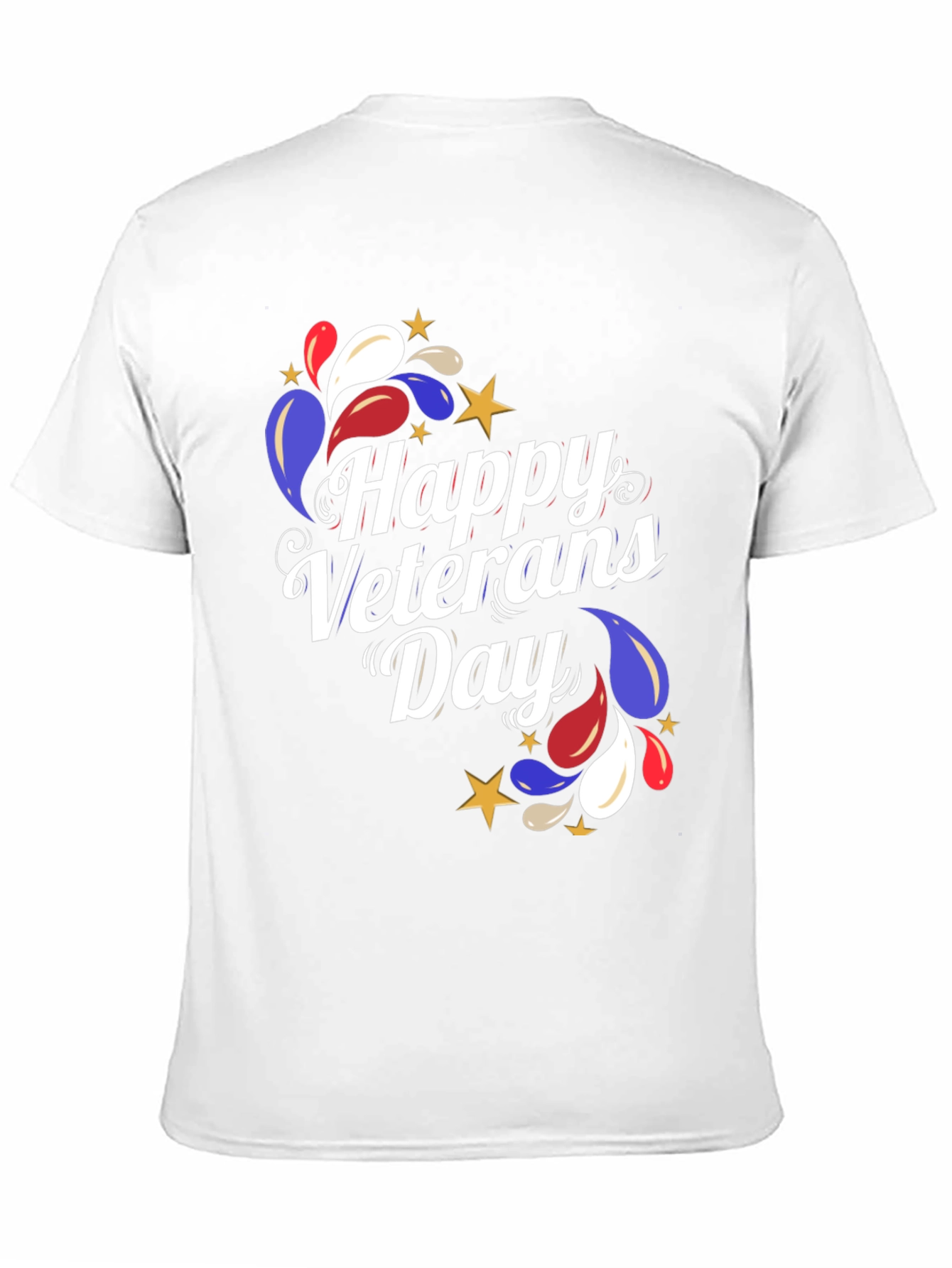 Happy Veterans Day Black T-Shirt