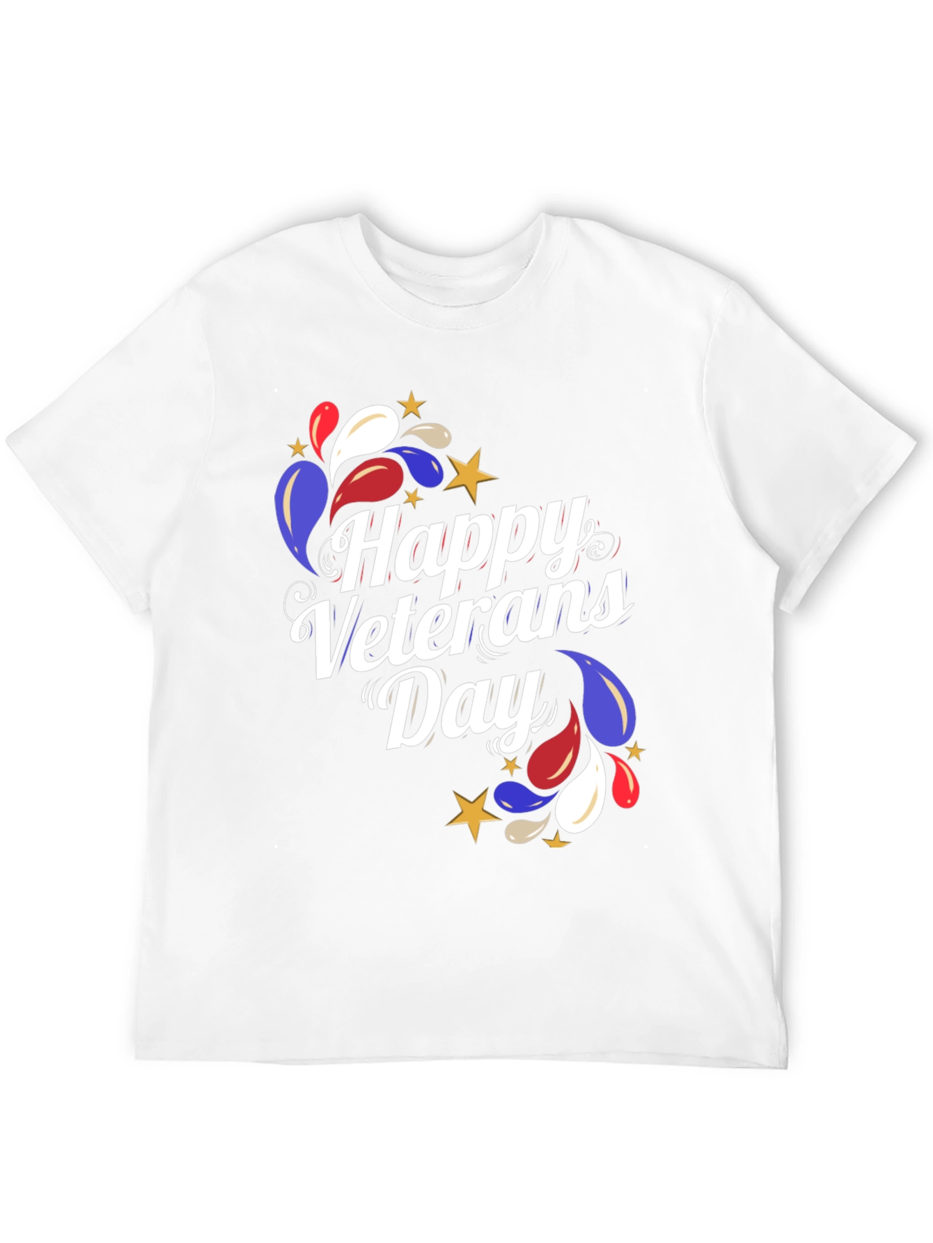 Happy Veterans Day Black T-Shirt