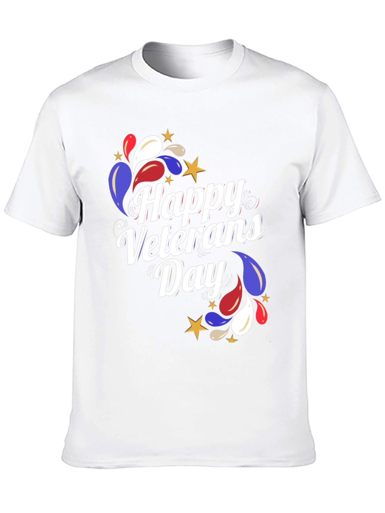 Happy Veterans Day Black T-Shirt