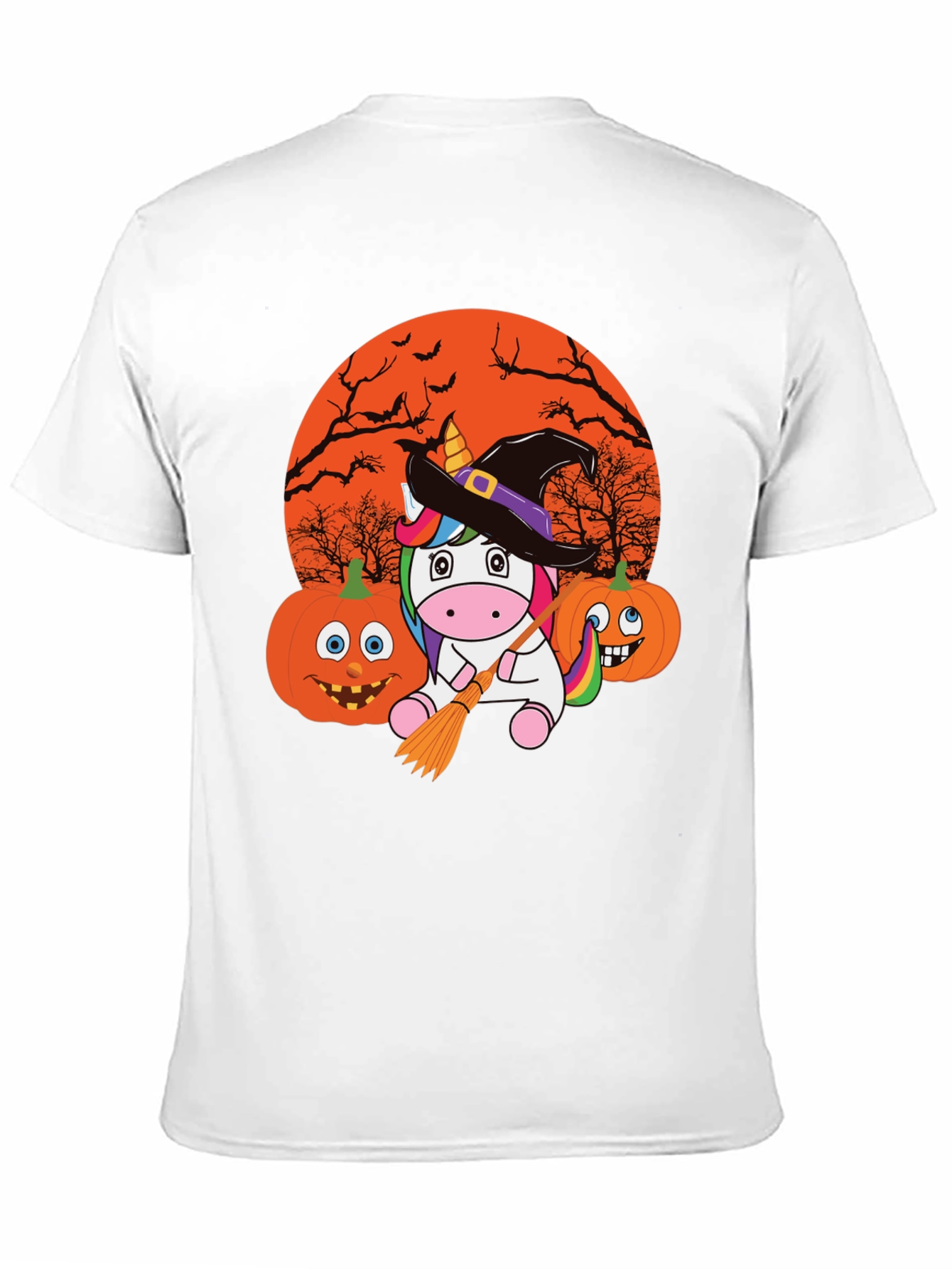 Halloween Unicorn Witch T-Shirt