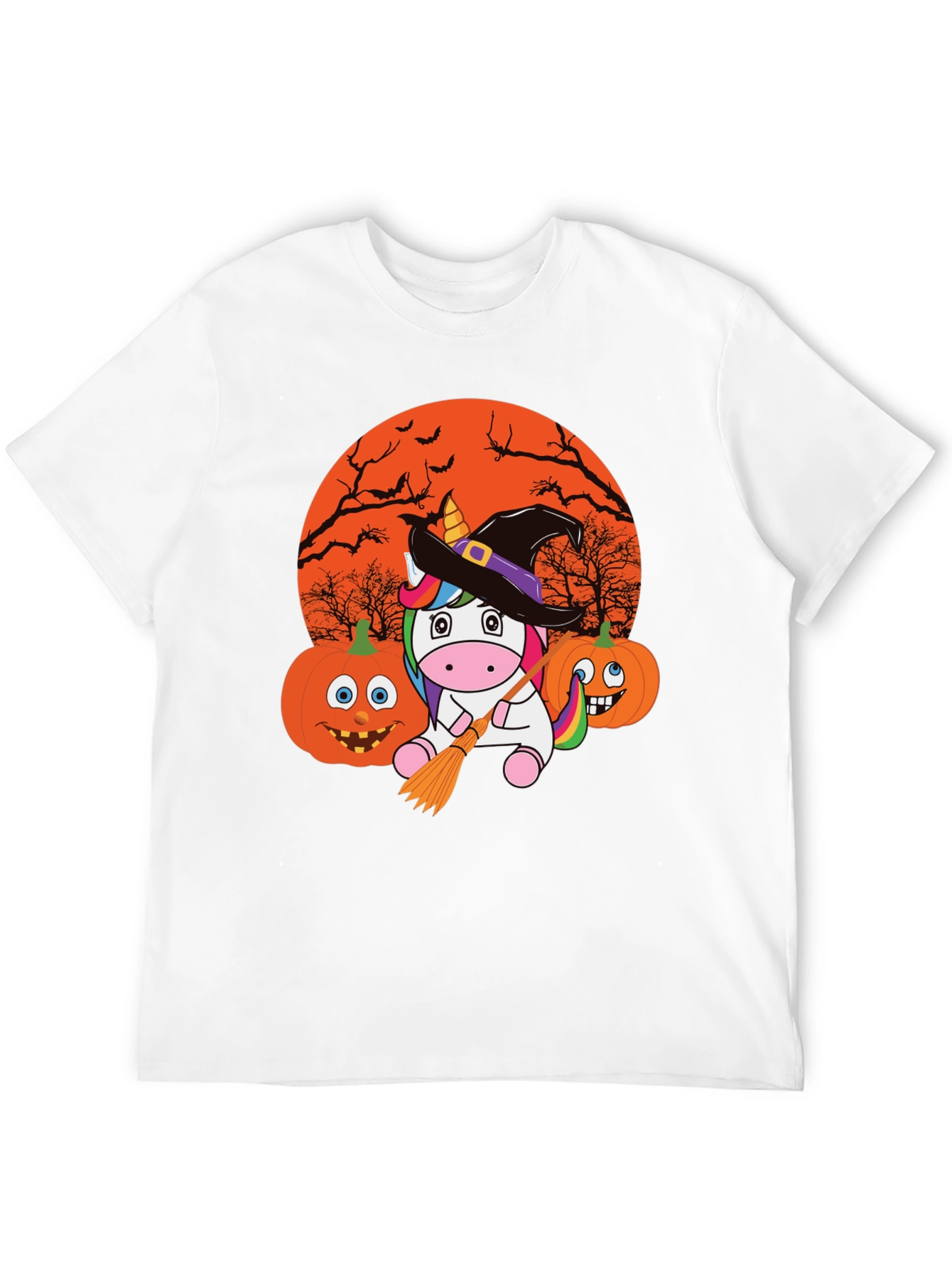 Halloween Unicorn Witch T-Shirt