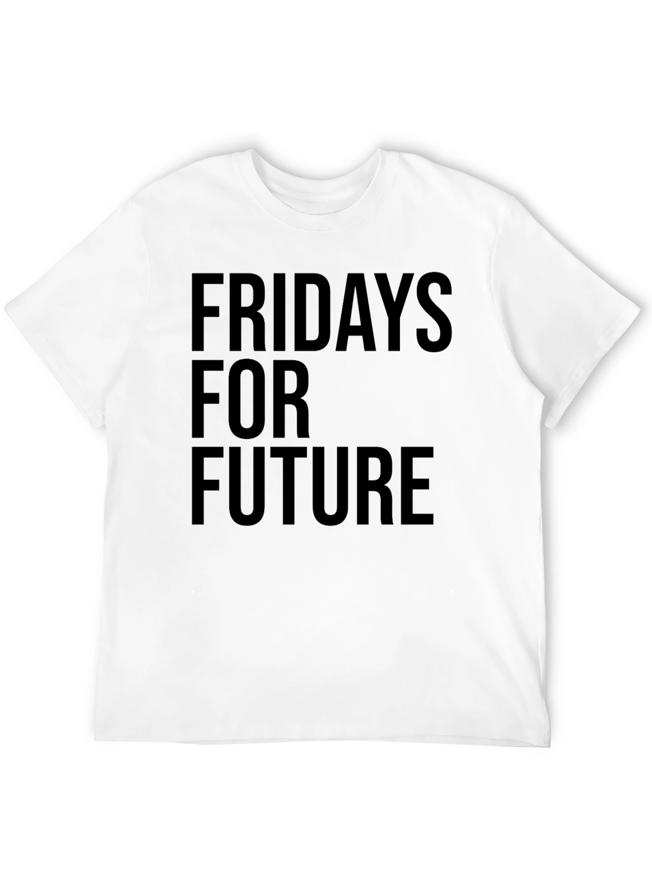 Fridays For Future Graphic Black Tee