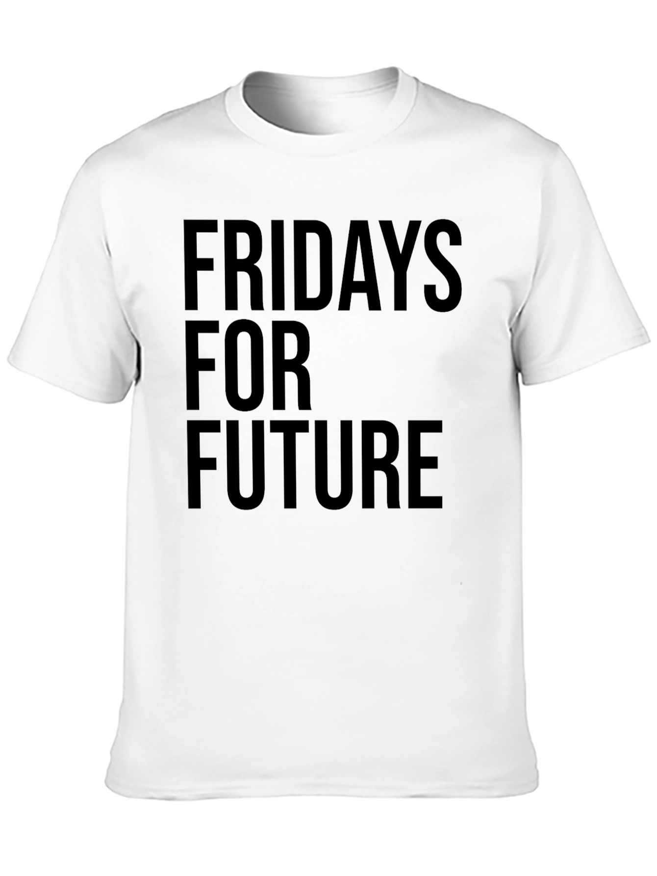 Fridays For Future Graphic Black Tee