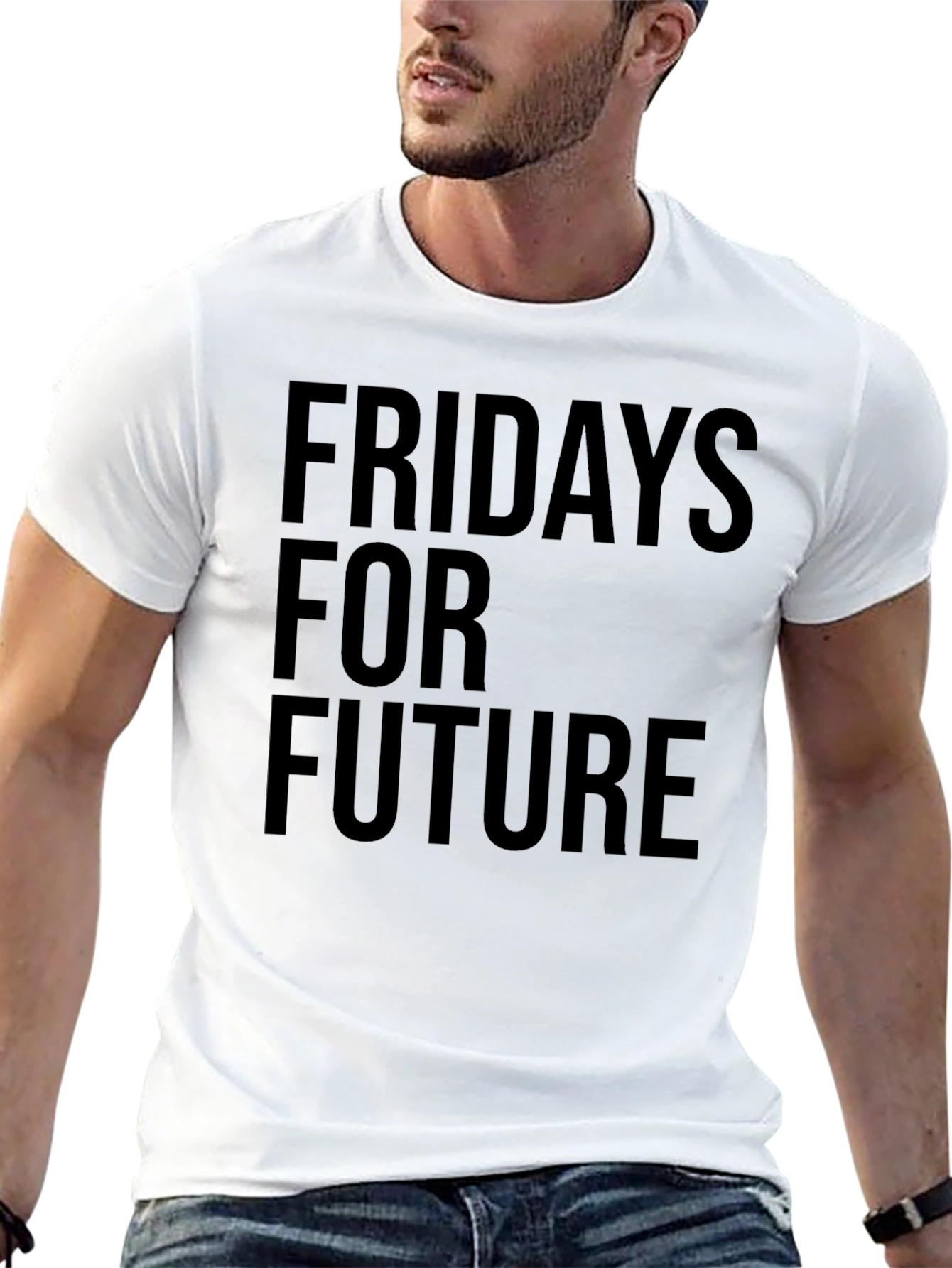 Fridays For Future Graphic Black Tee