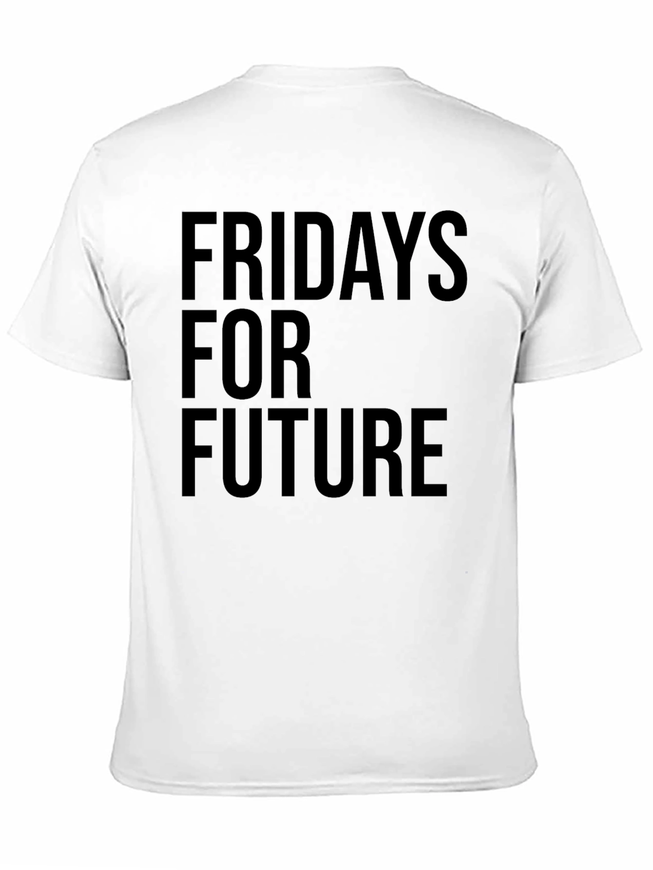 Fridays For Future Graphic Black Tee