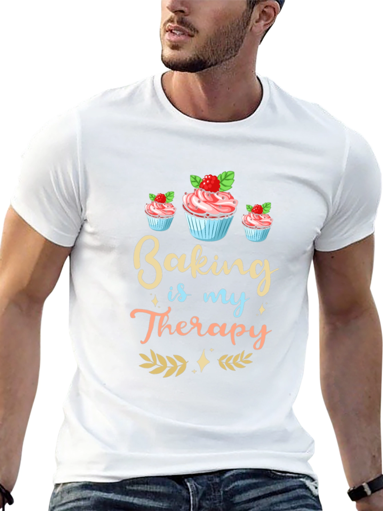 Baking is My Therapy Graphic Tee
