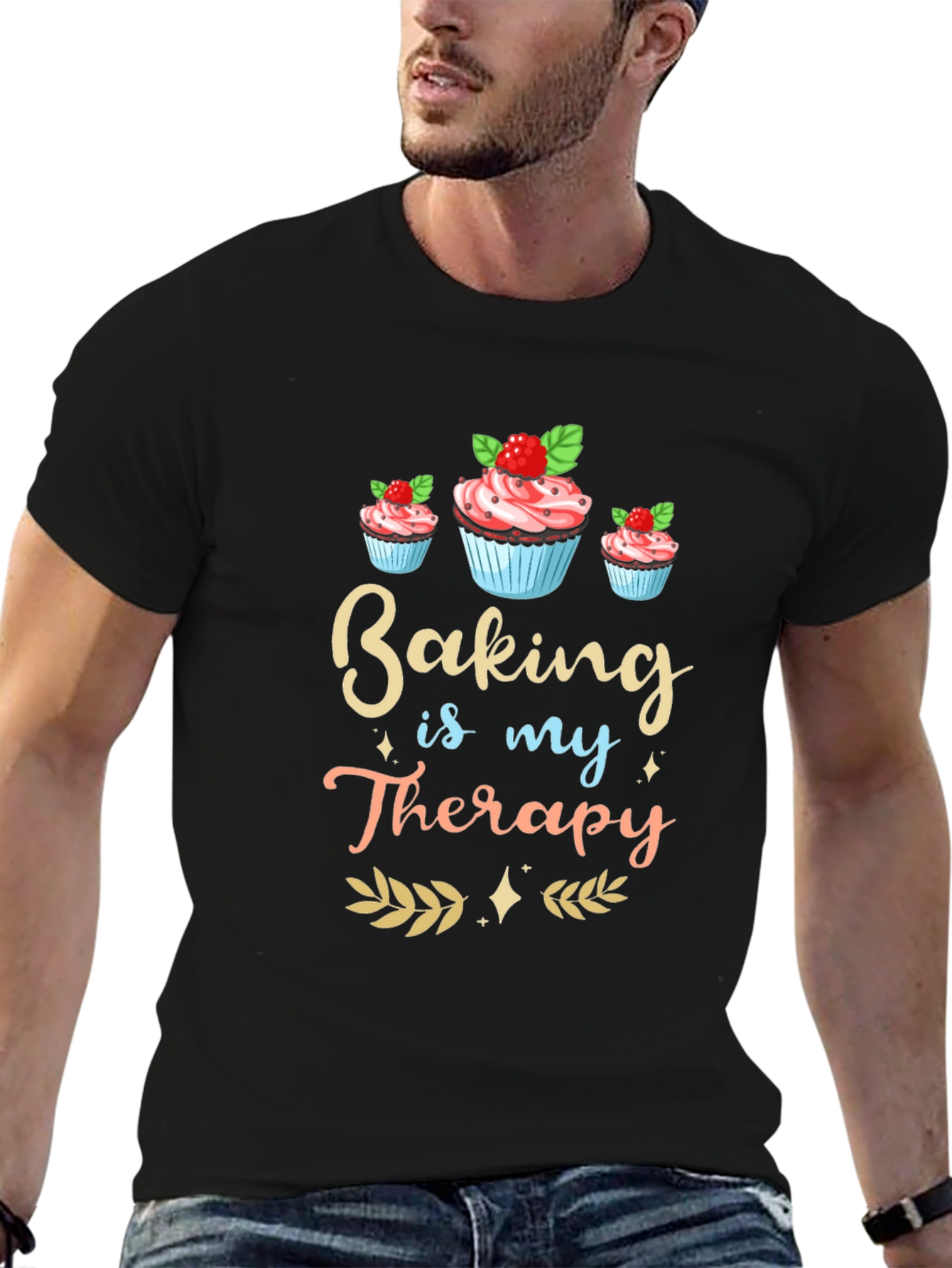 Baking is My Therapy Graphic Tee