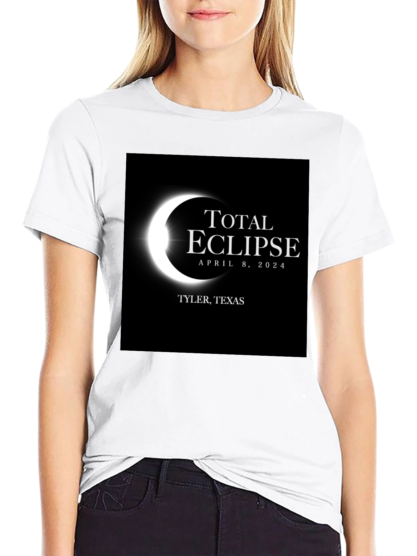 Total Eclipse April 8 2024 Tyler Texas T-Shirt