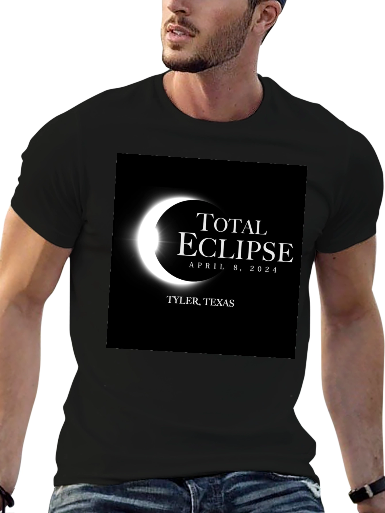 Total Eclipse April 8 2024 Tyler Texas T-Shirt