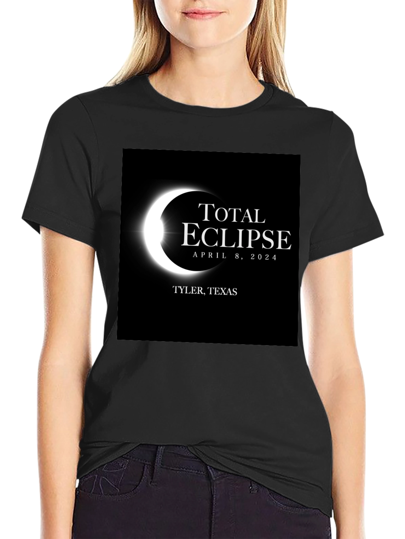 Total Eclipse April 8 2024 Tyler Texas T-Shirt