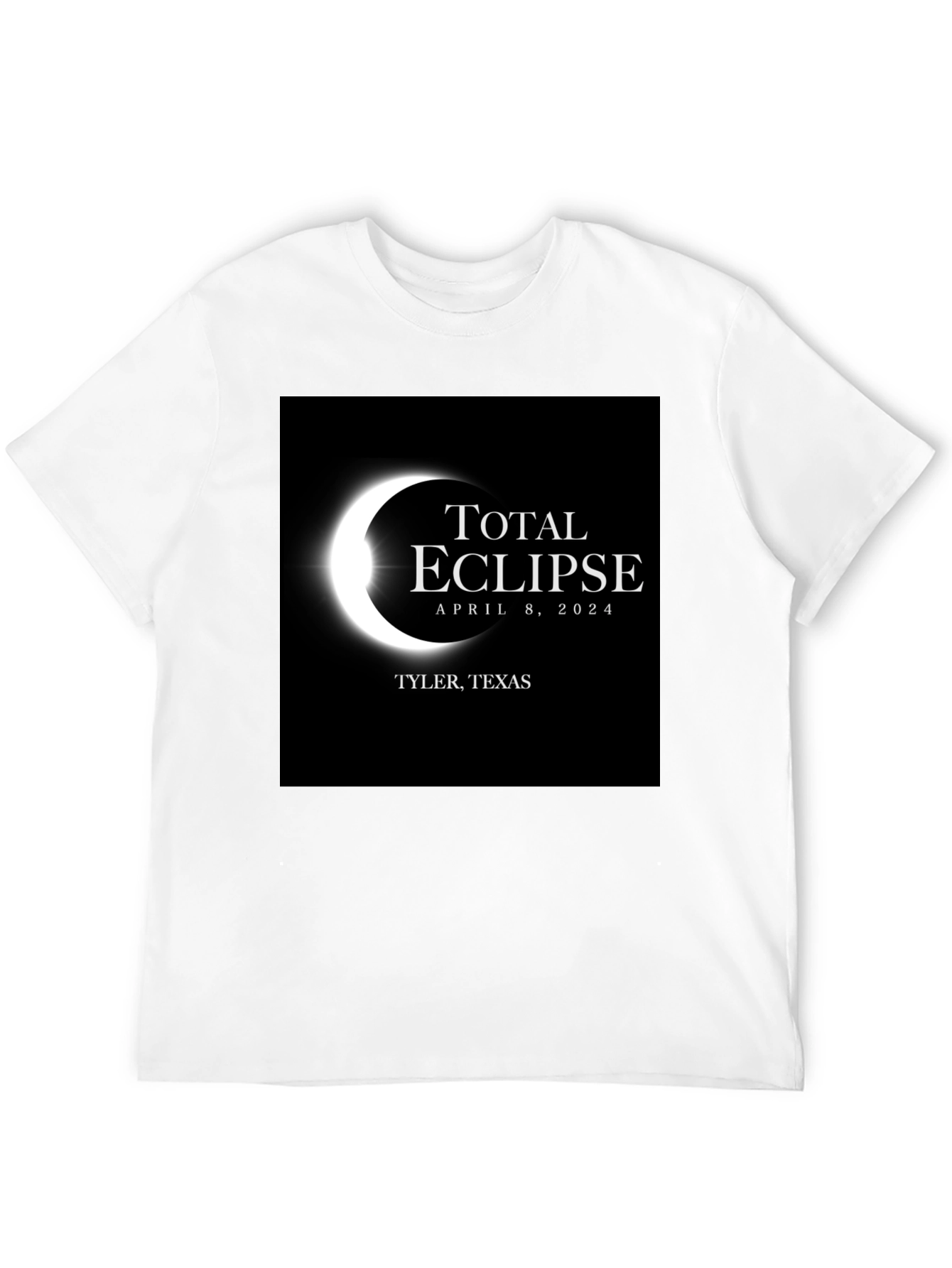 Total Eclipse April 8 2024 Tyler Texas T-Shirt