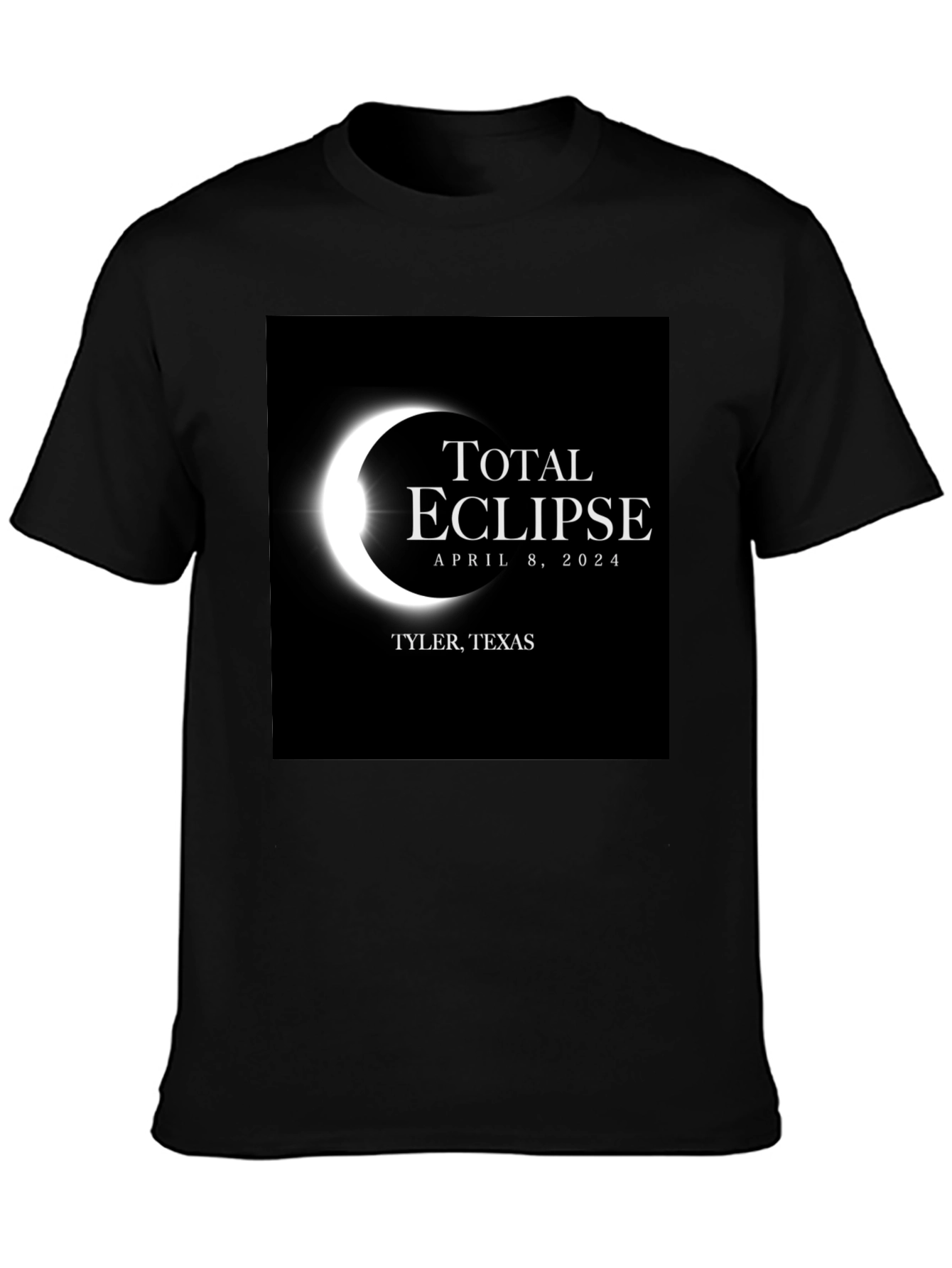 Total Eclipse April 8 2024 Tyler Texas T-Shirt