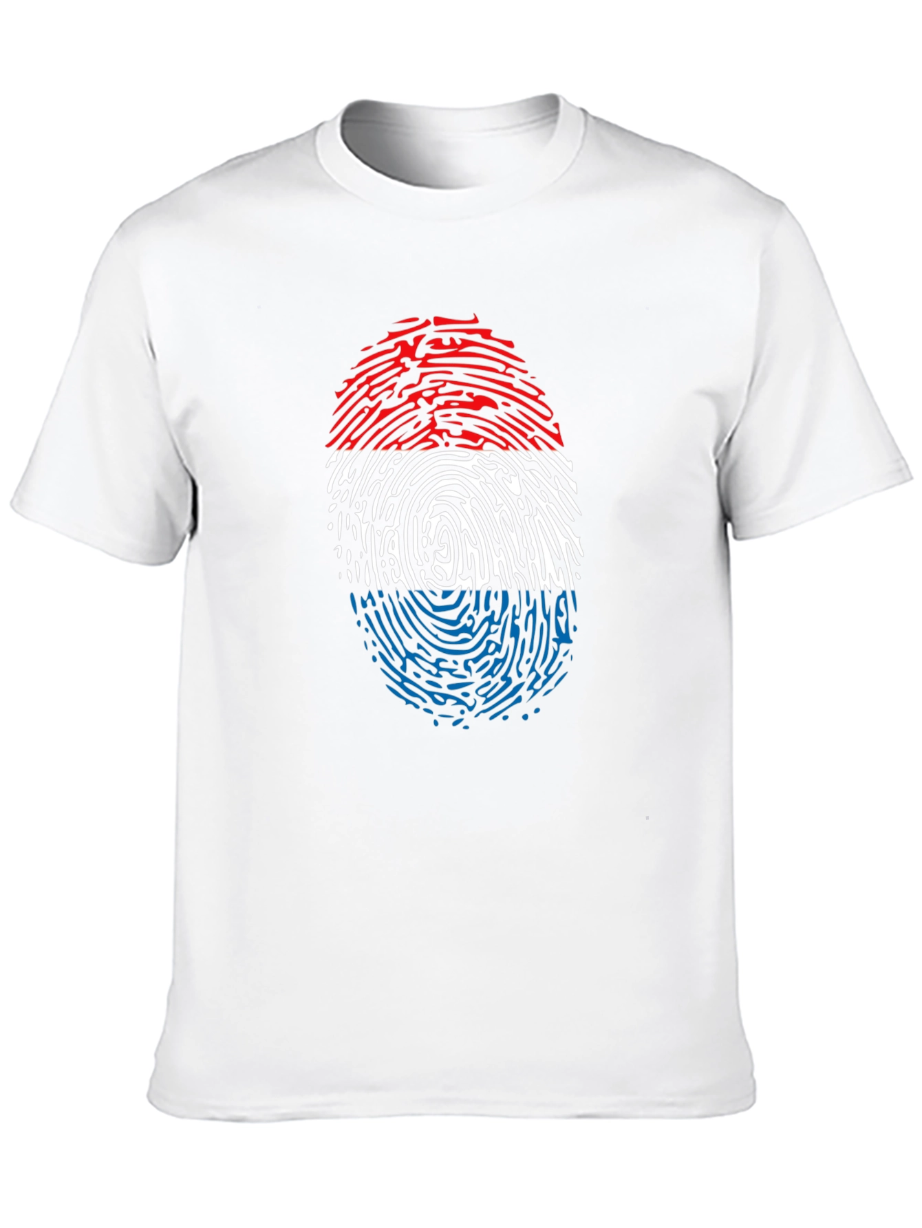 Dutch Flag Fingerprint T-Shirt