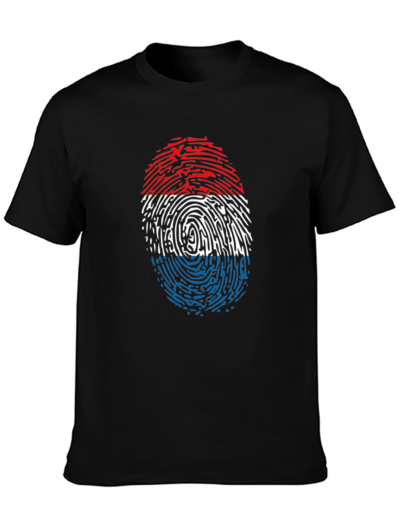 Dutch Flag Fingerprint T-Shirt