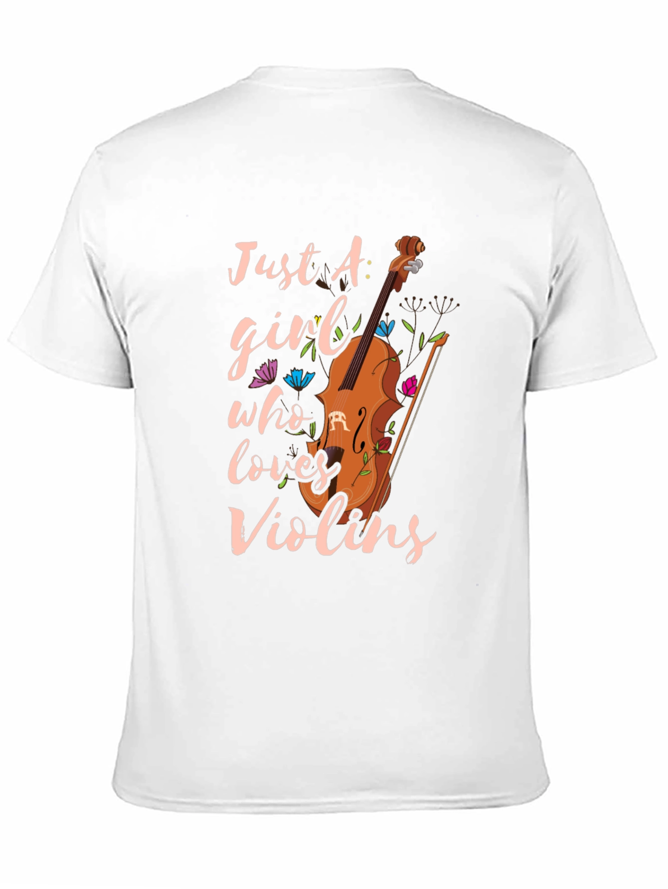 Just A Girl Who Loves Violins T-Shirt
