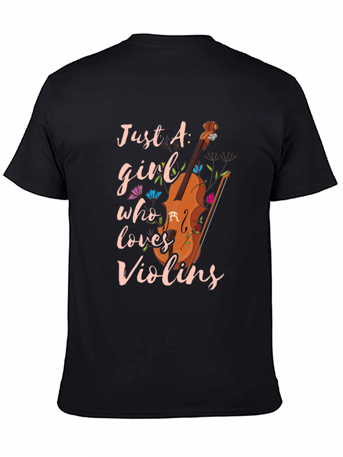 Just A Girl Who Loves Violins T-Shirt