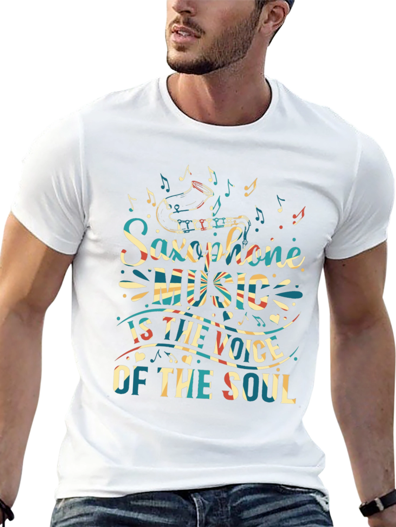 Saxophone Music Soul Graphic Tee - Unisex