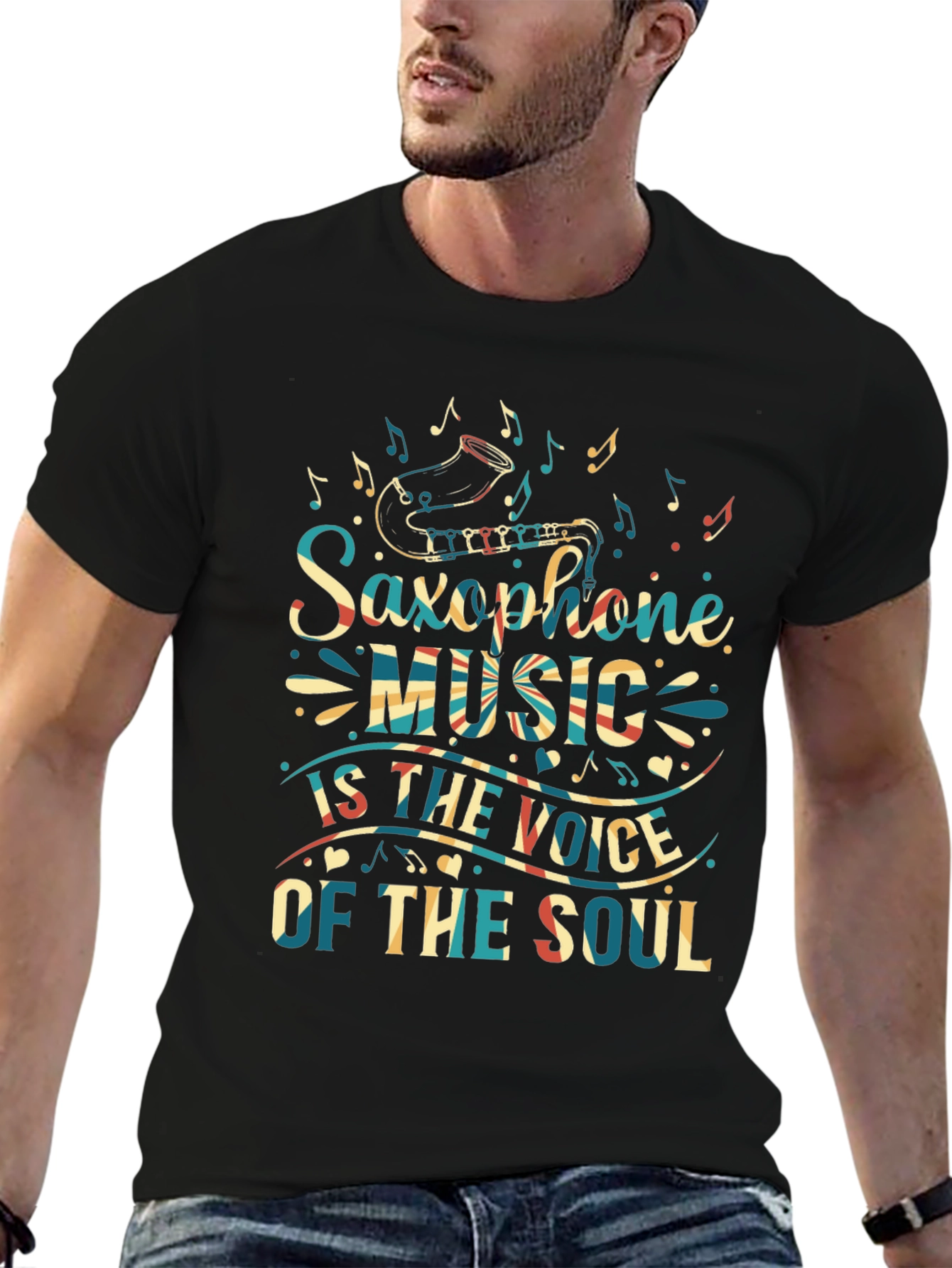 Saxophone Music Soul Graphic Tee - Unisex