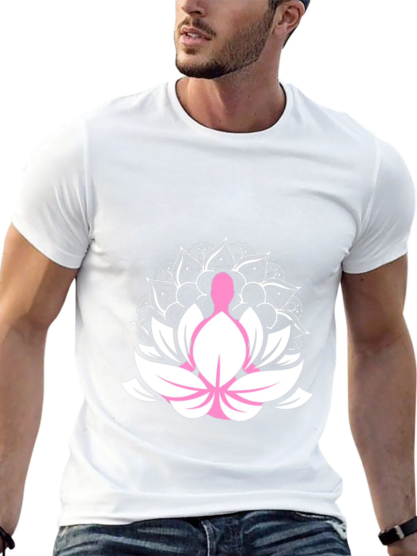 Lotus Mandala Graphic T-Shirt
