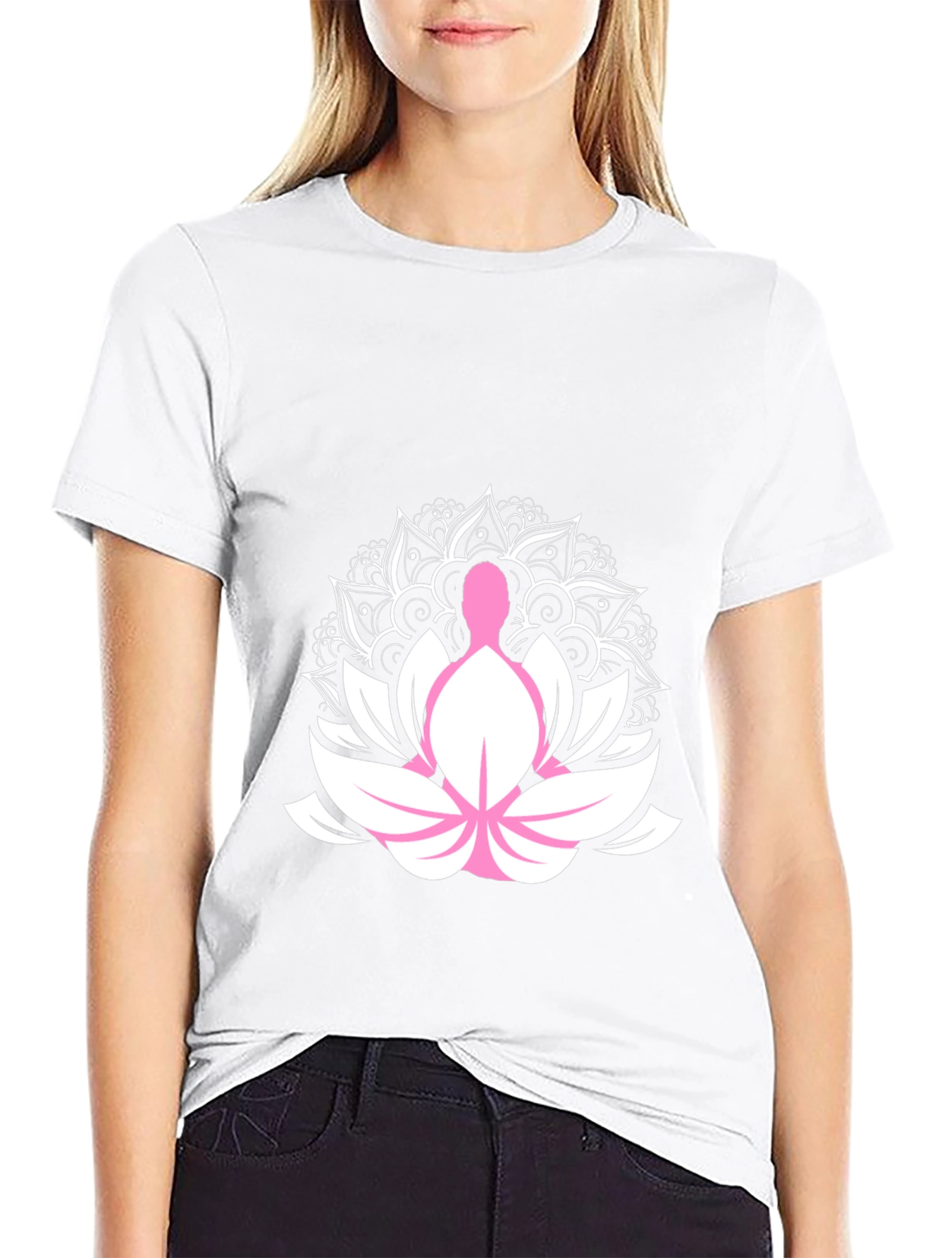 Lotus Mandala Graphic T-Shirt