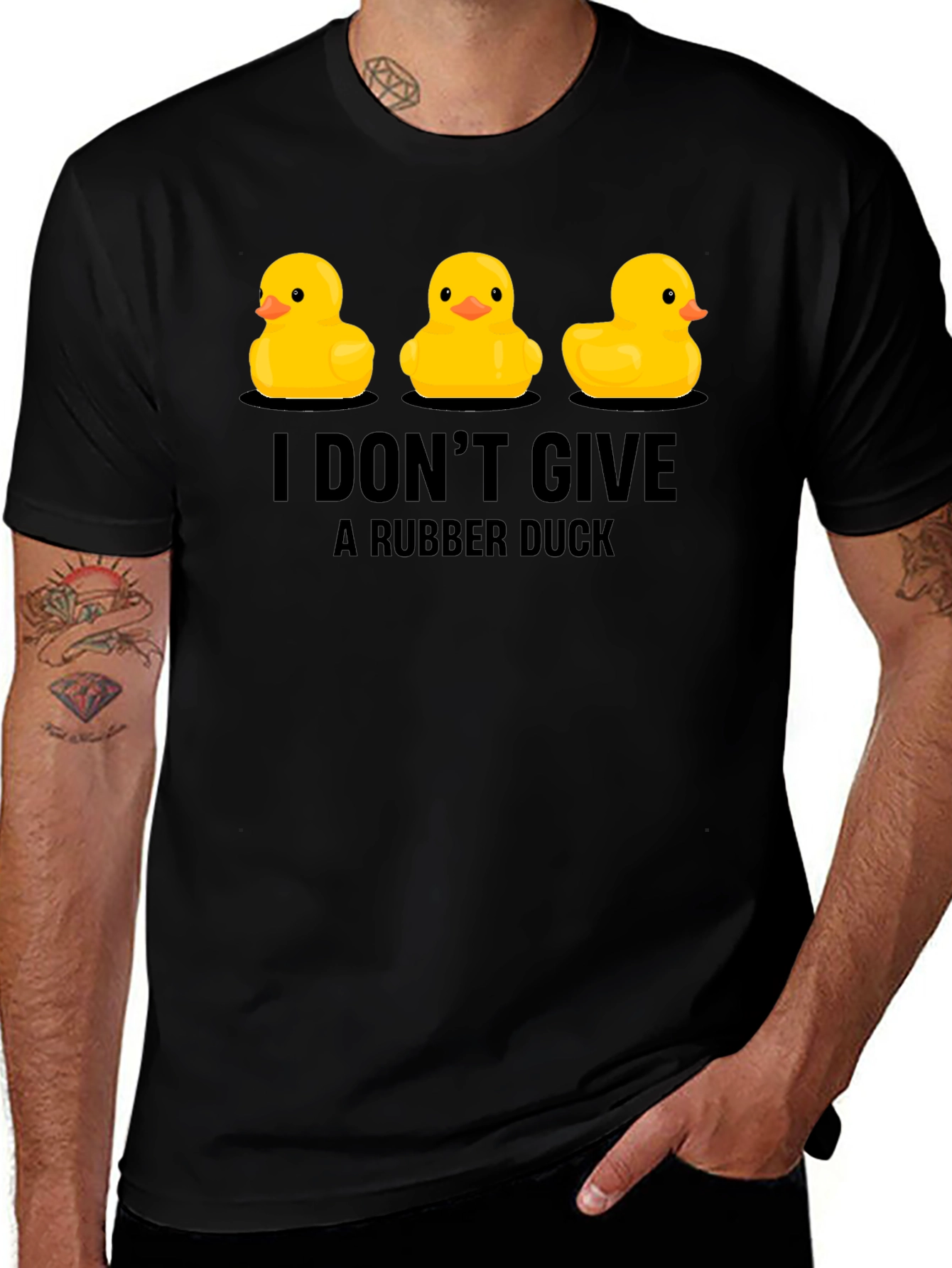 Rubber Duck T-Shirt: I Dont Give a Duck!