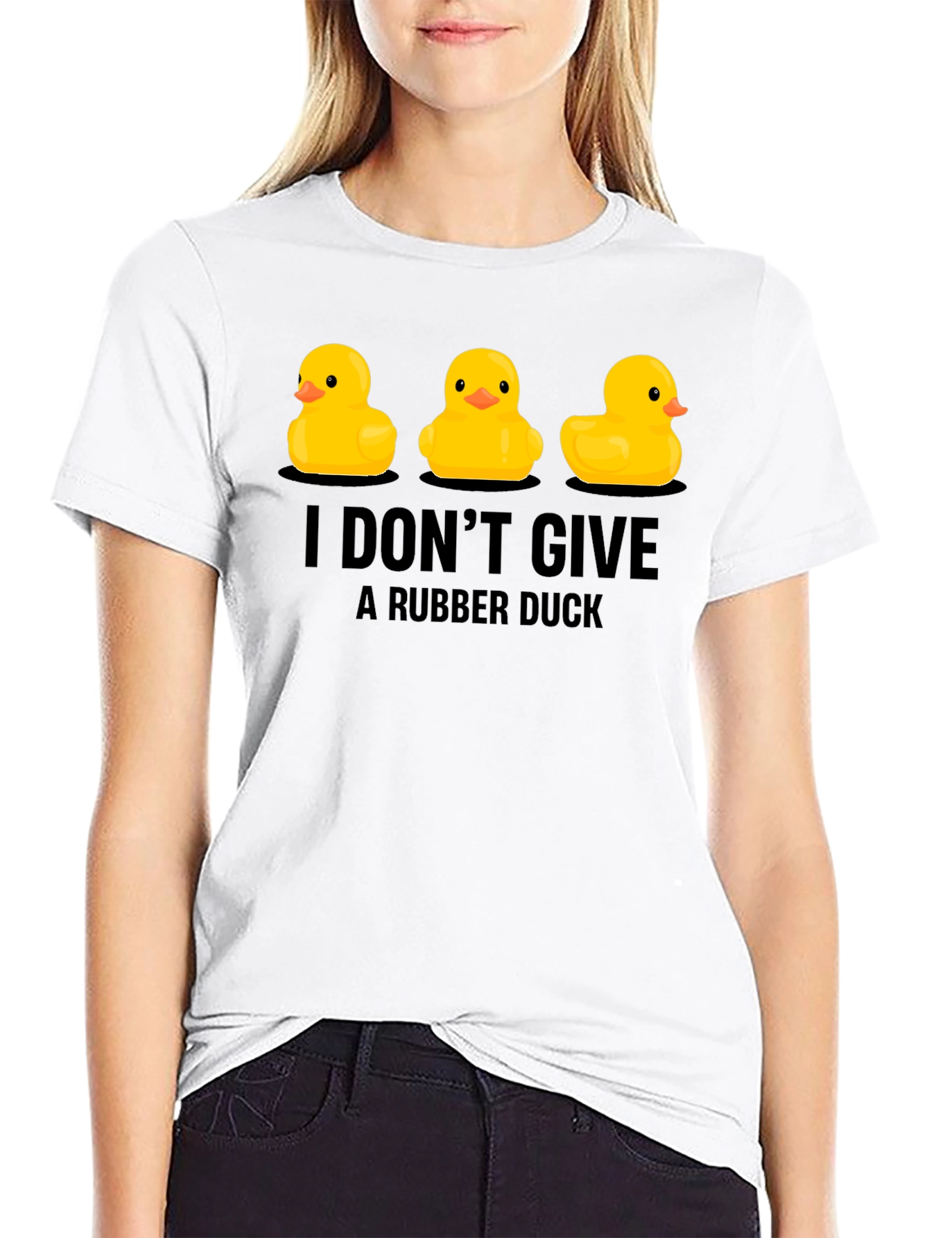 Rubber Duck T-Shirt: I Dont Give a Duck!