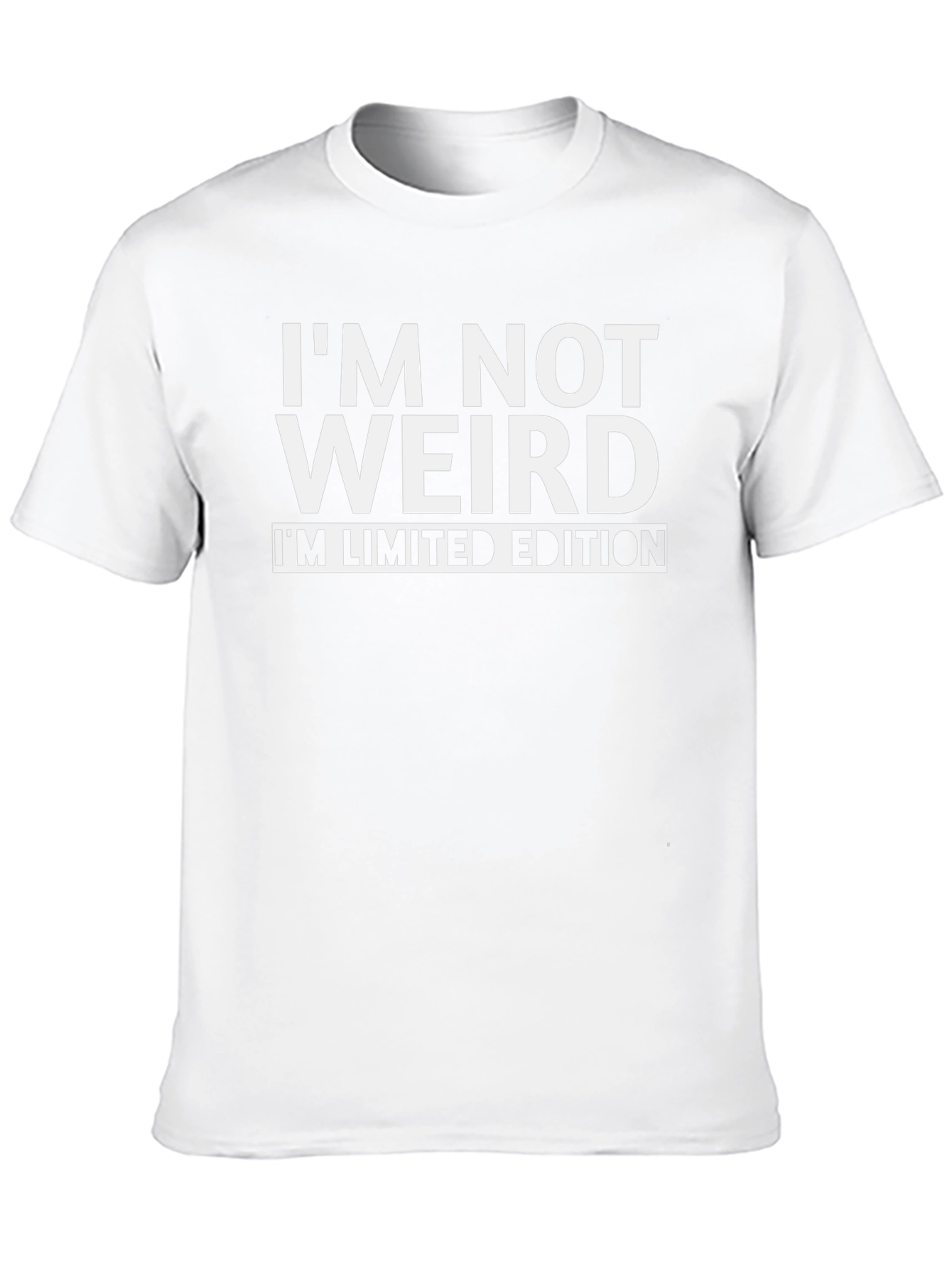 Im Not Weird - Limited Edition Black T-Shirt