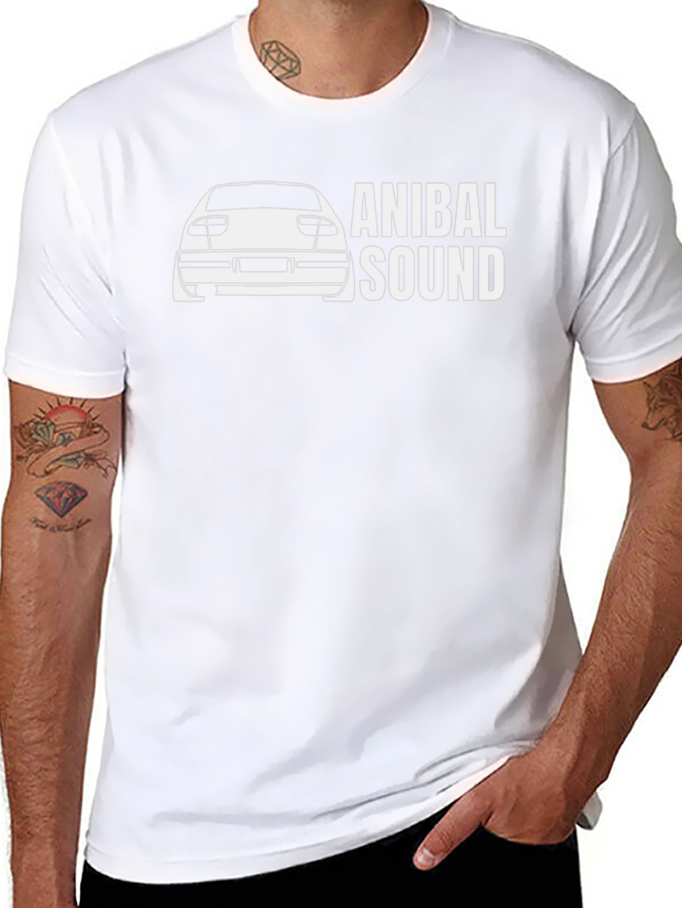 Anibal Sound Car Graphic Black T-Shirt