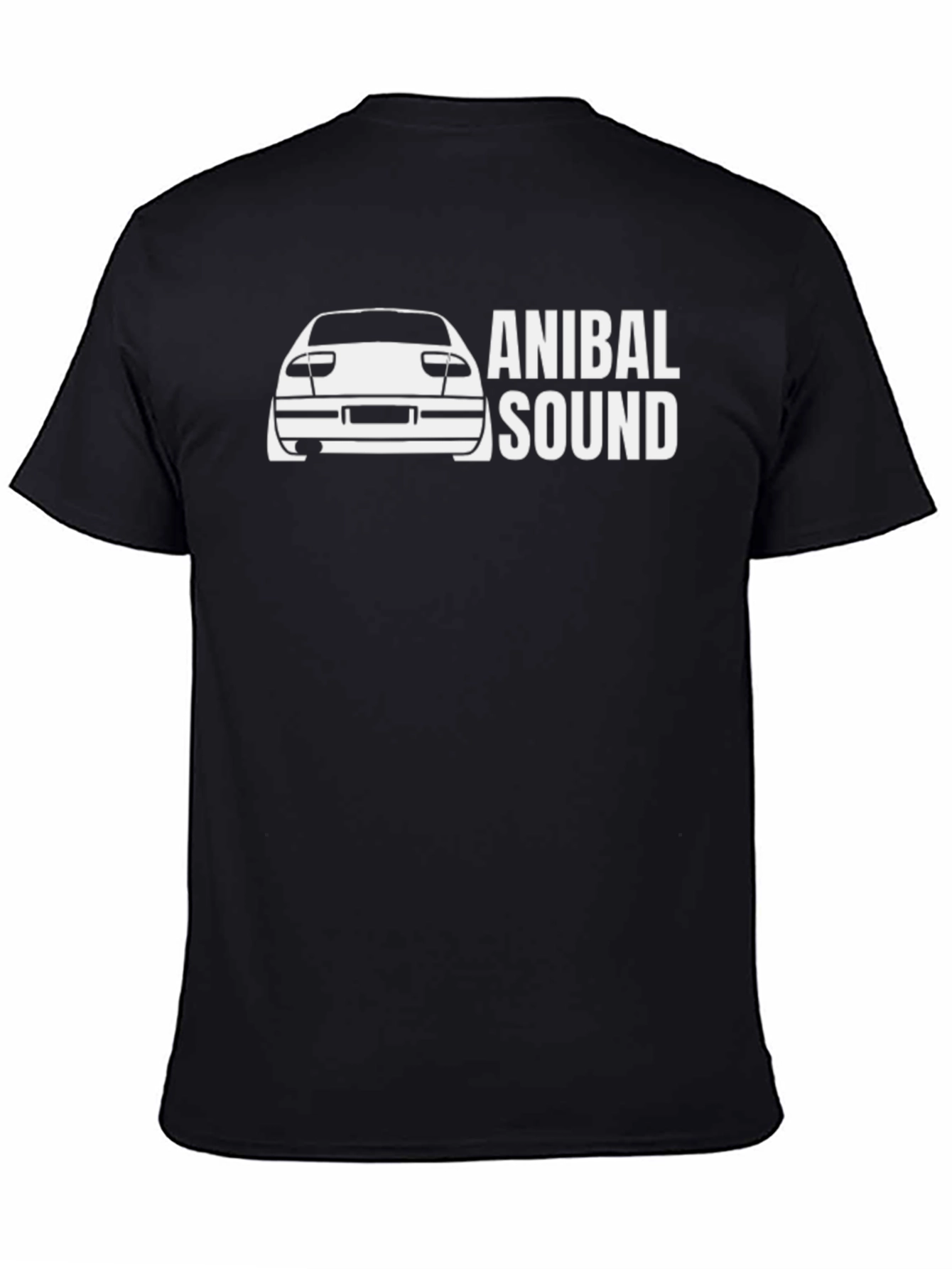 Anibal Sound Car Graphic Black T-Shirt