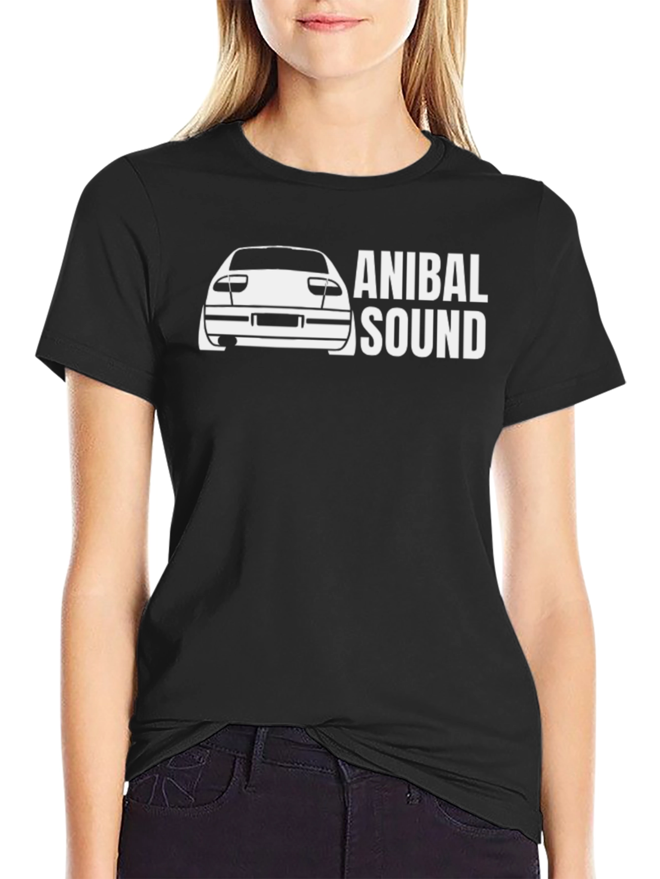 Anibal Sound Car Graphic Black T-Shirt