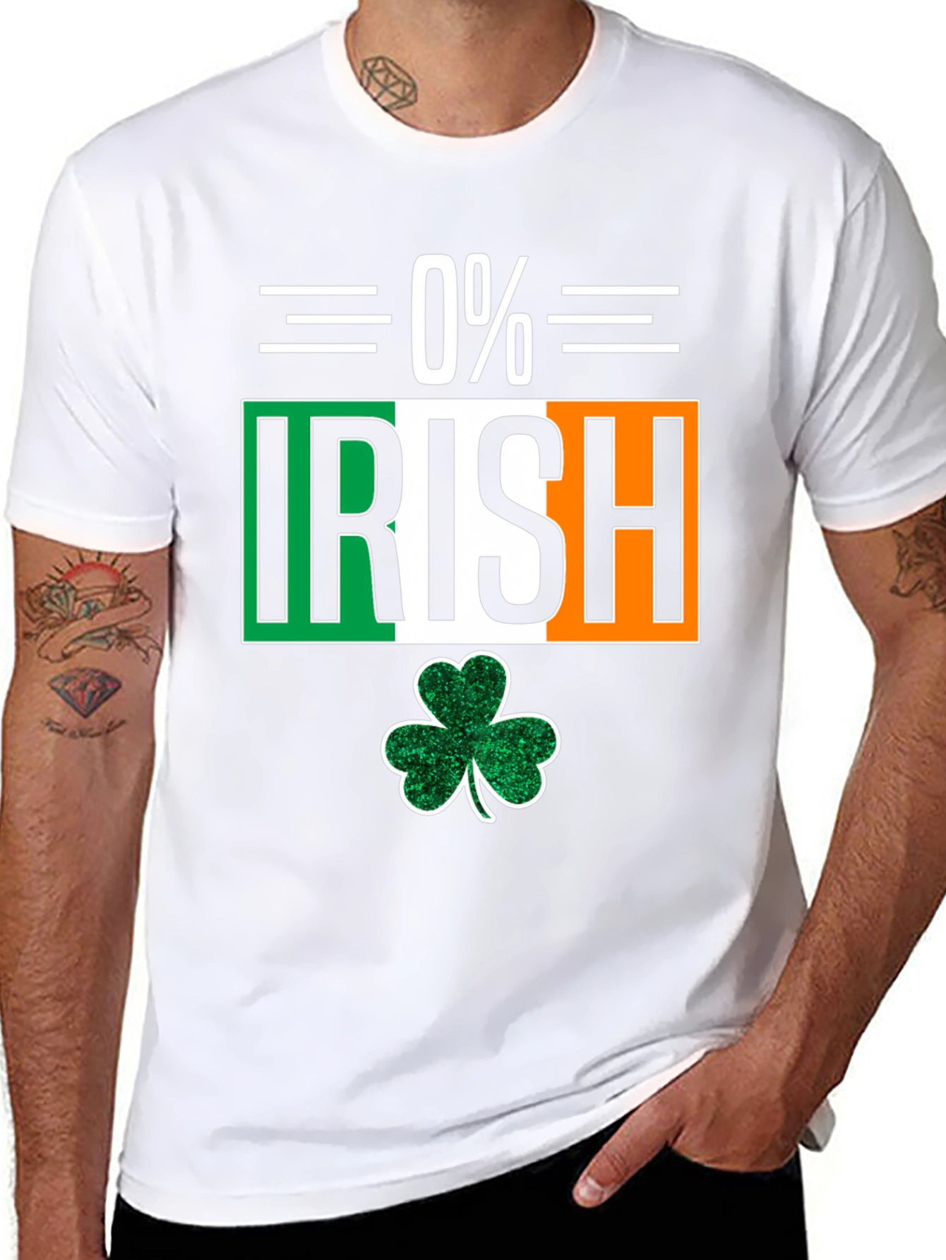 0% Irish St. Patricks Day T-Shirt