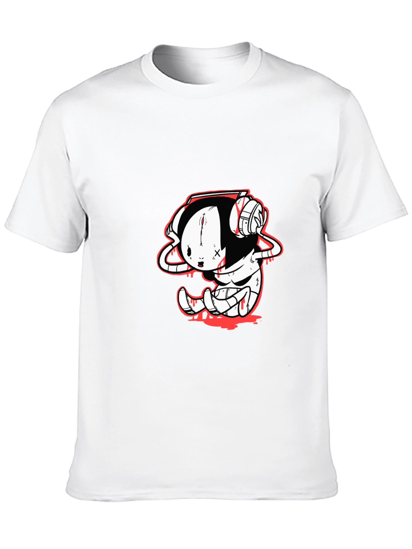 Emo Character Black T-Shirt