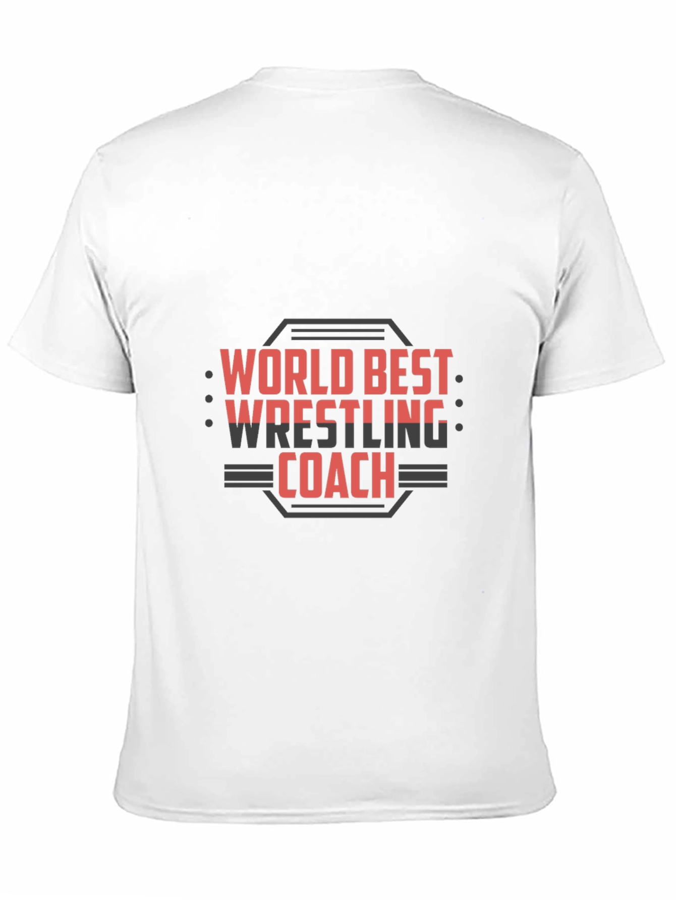 World Best Wrestling Coach Graphic T-Shirt