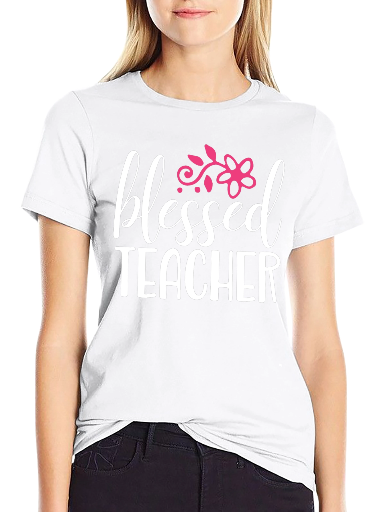 Blessed Teacher T-Shirt - Black