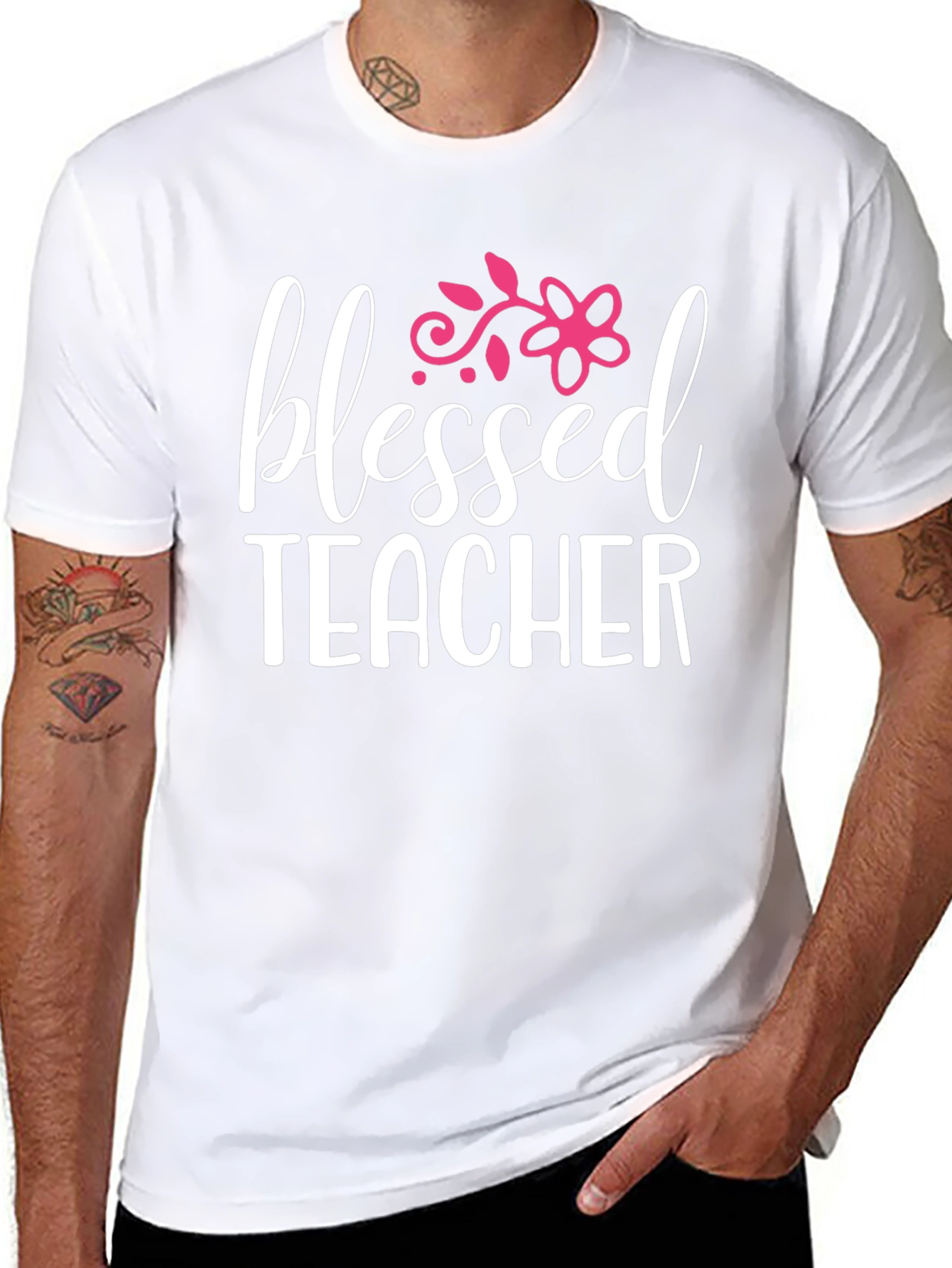 Blessed Teacher T-Shirt - Black