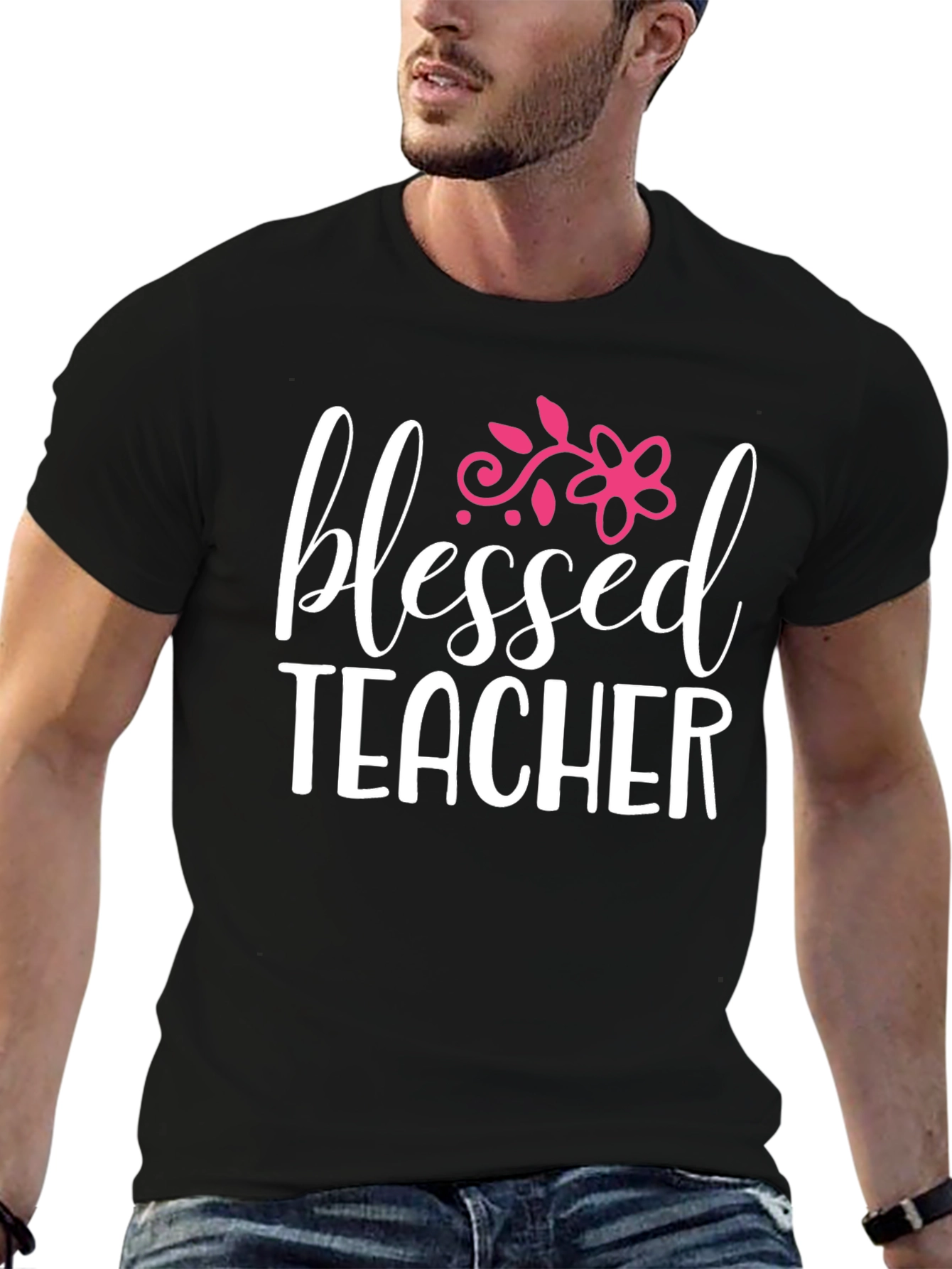 Blessed Teacher T-Shirt - Black