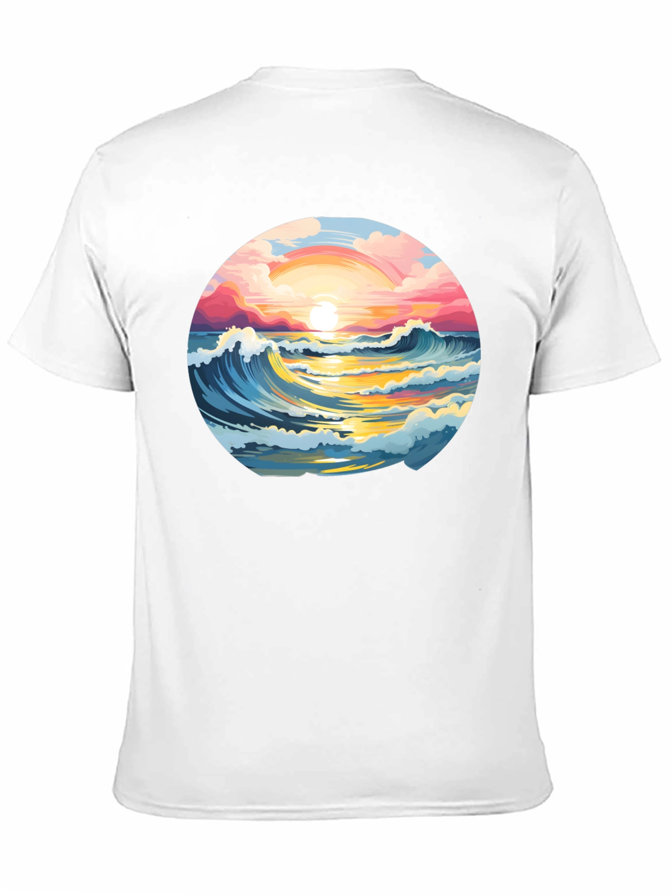 Sunset Waves Graphic Tee
