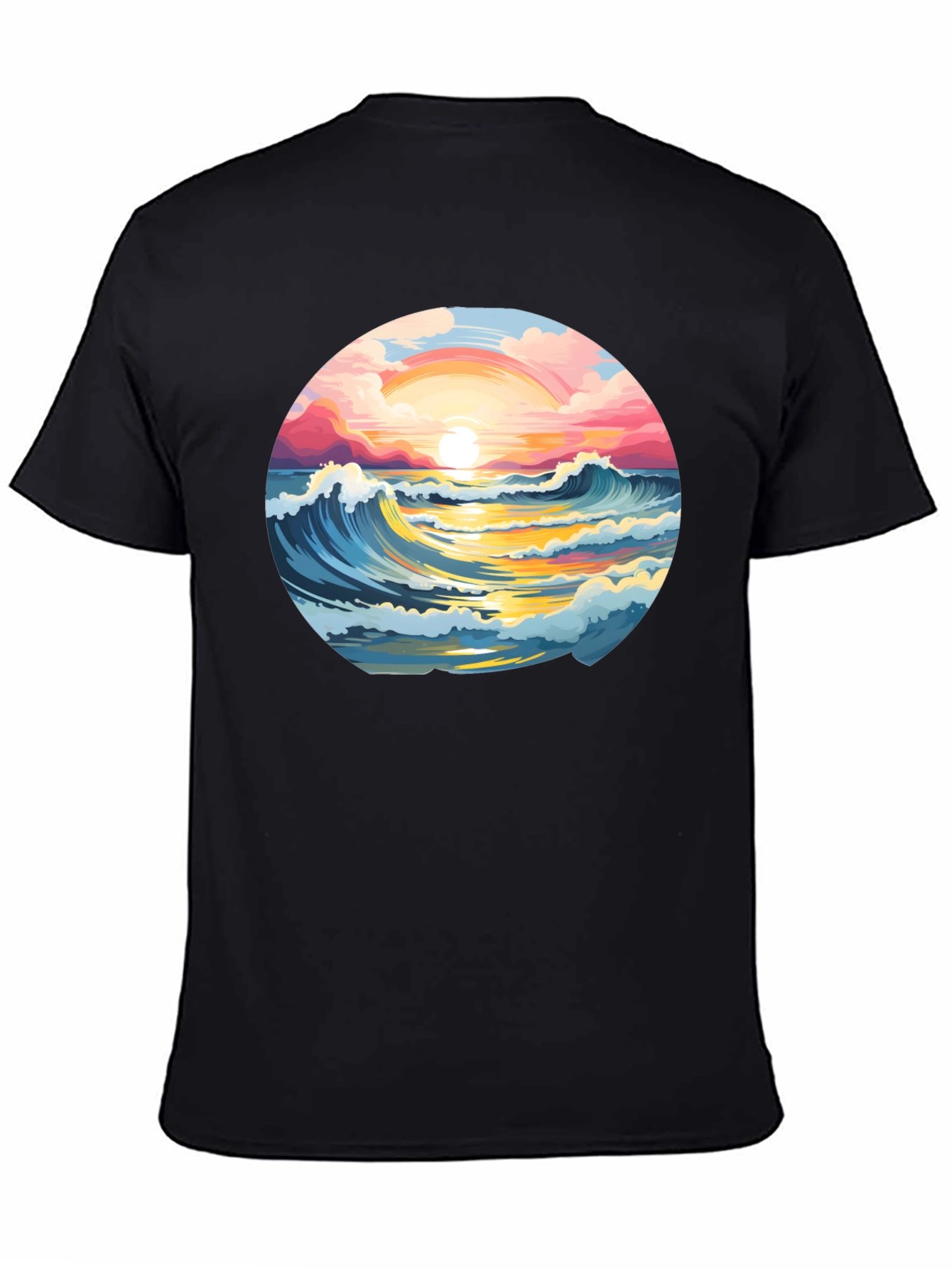 Sunset Waves Graphic Tee